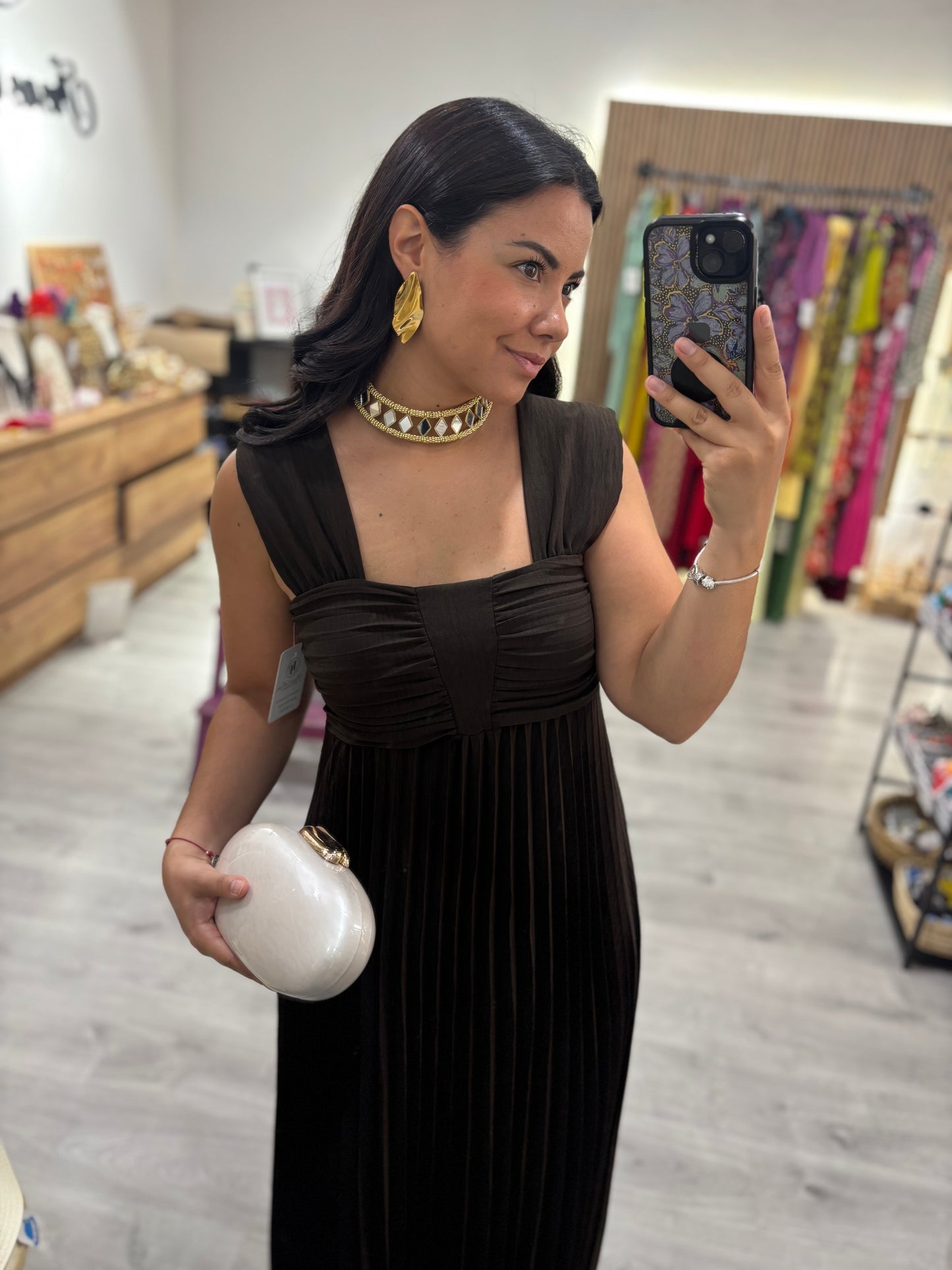 Vestido CAPRI chocolate