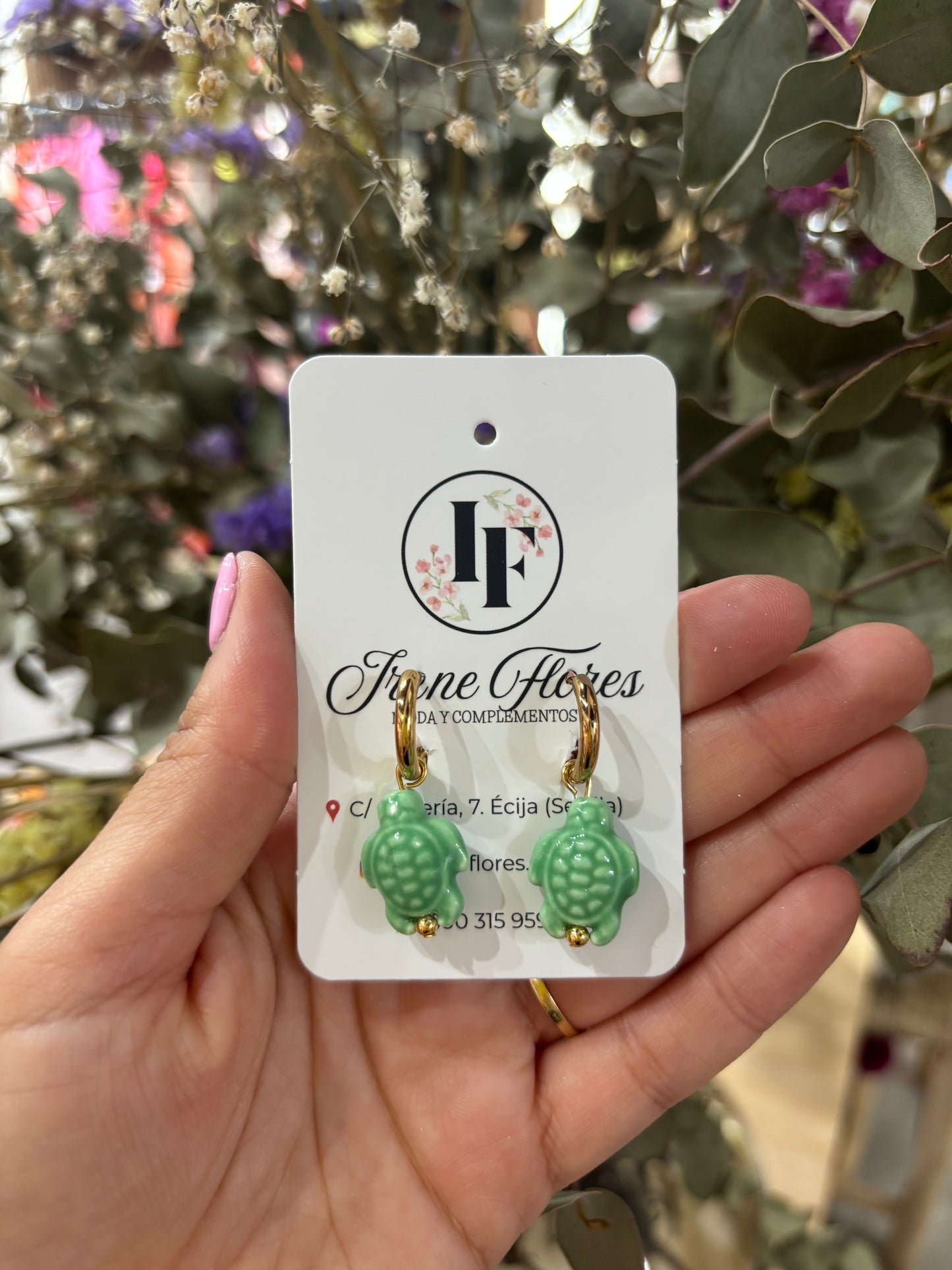 Pendientes tortuga