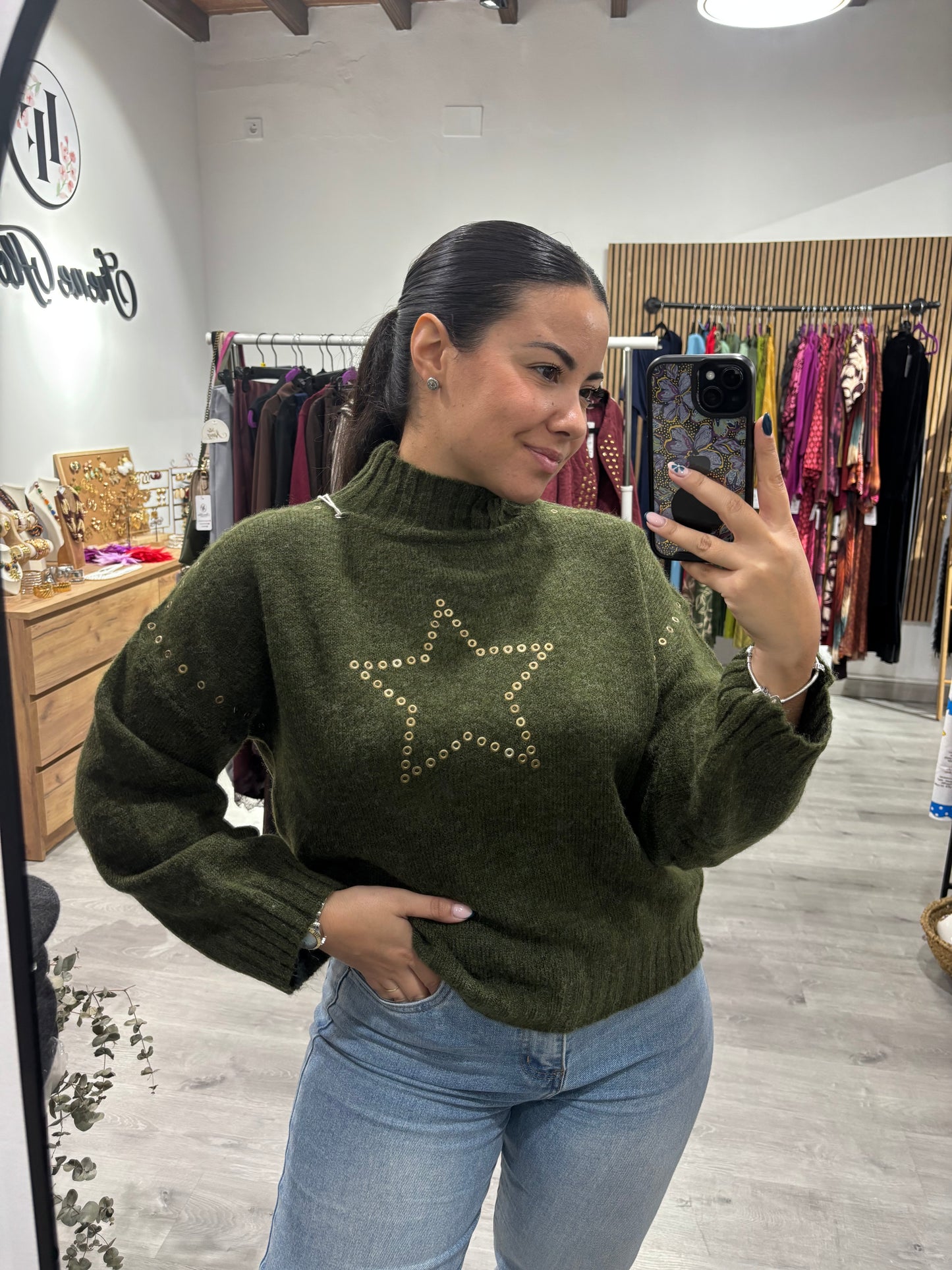 Jersey estrella verde