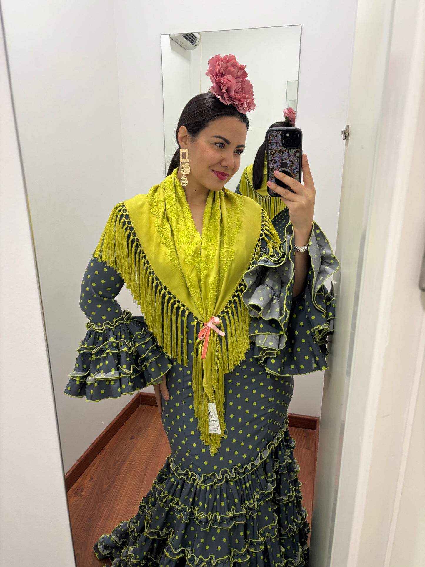 Traje canastero gris