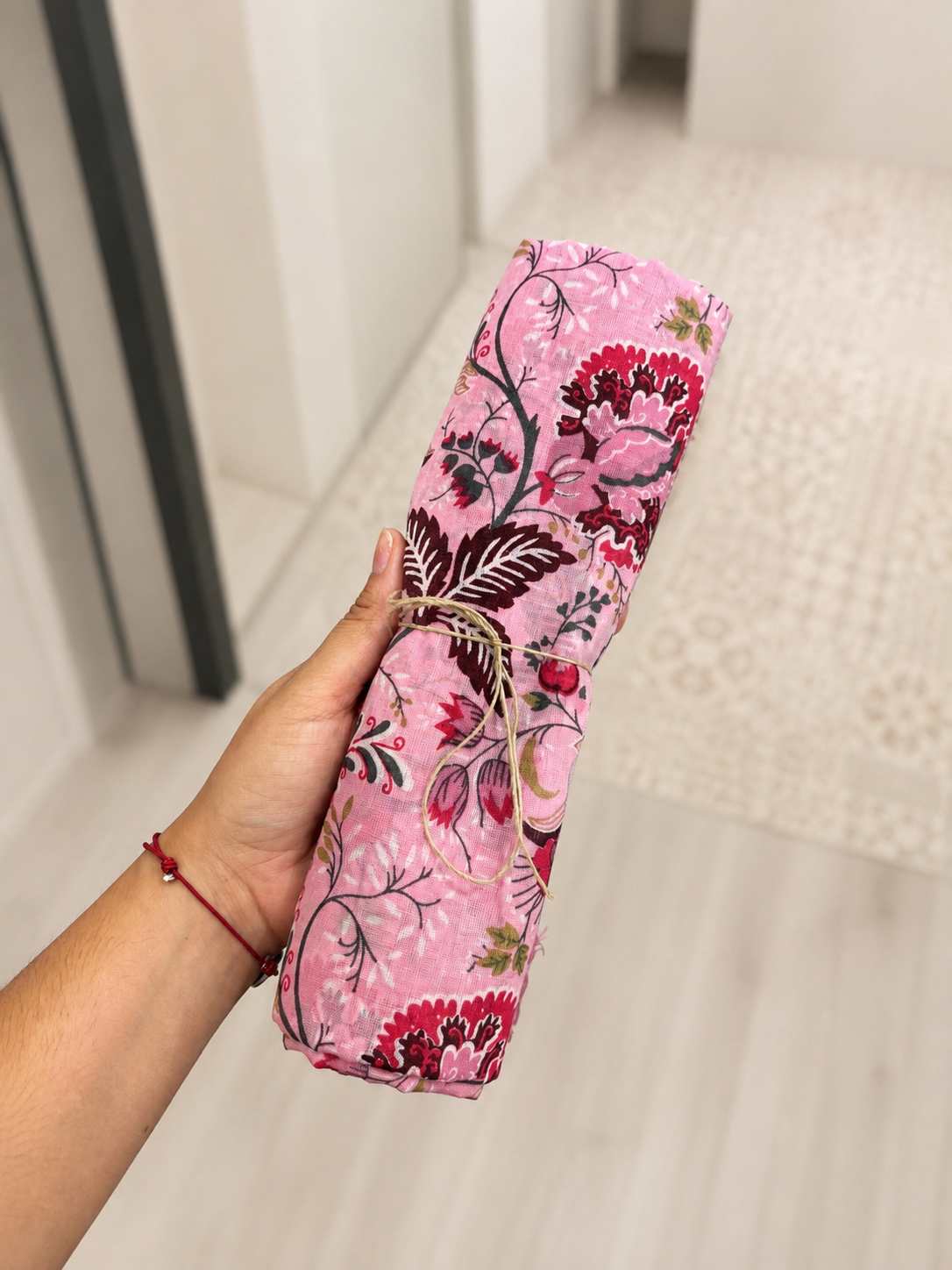 Pareo estampado rosa