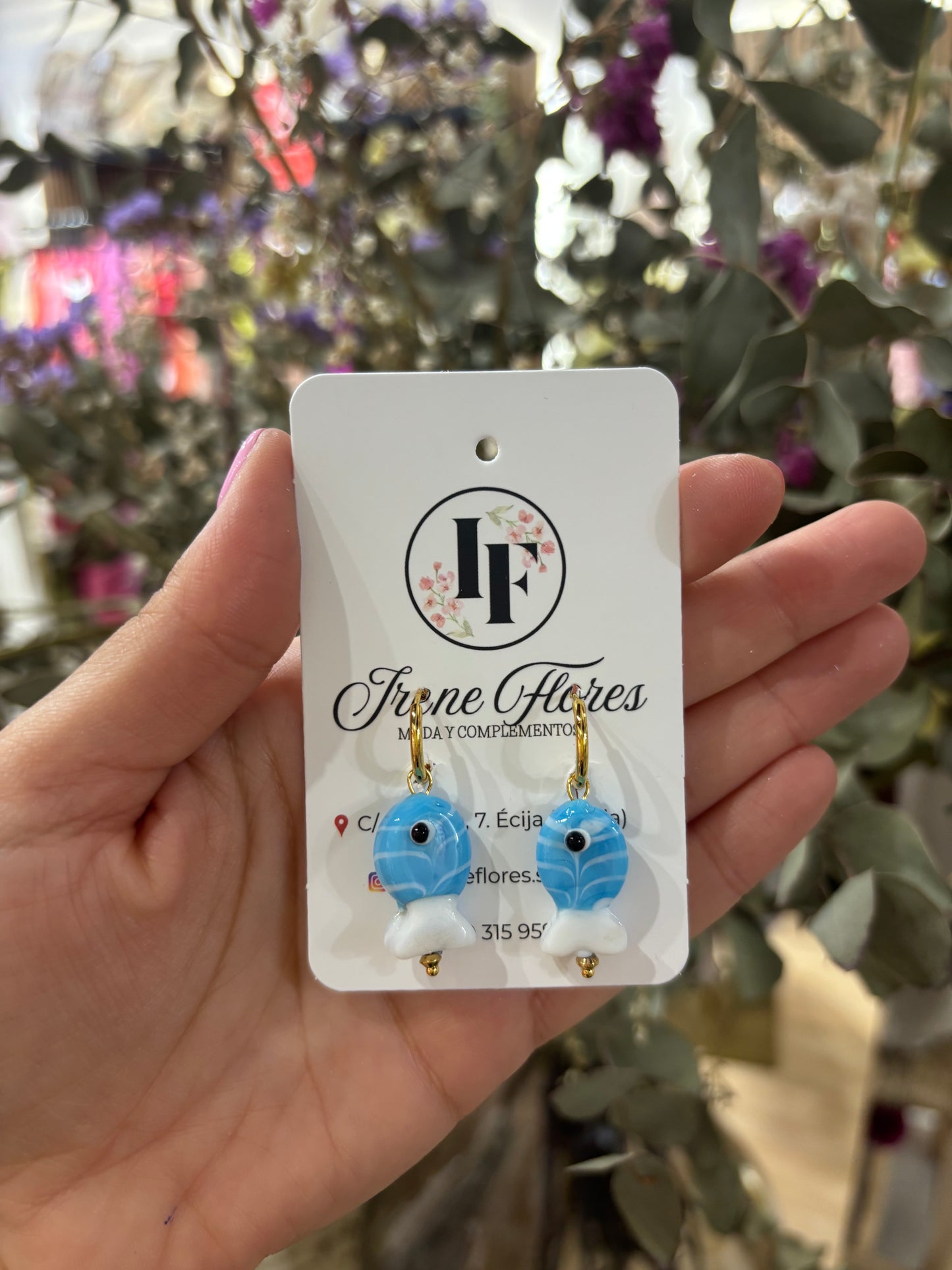 Pendientes peces duo