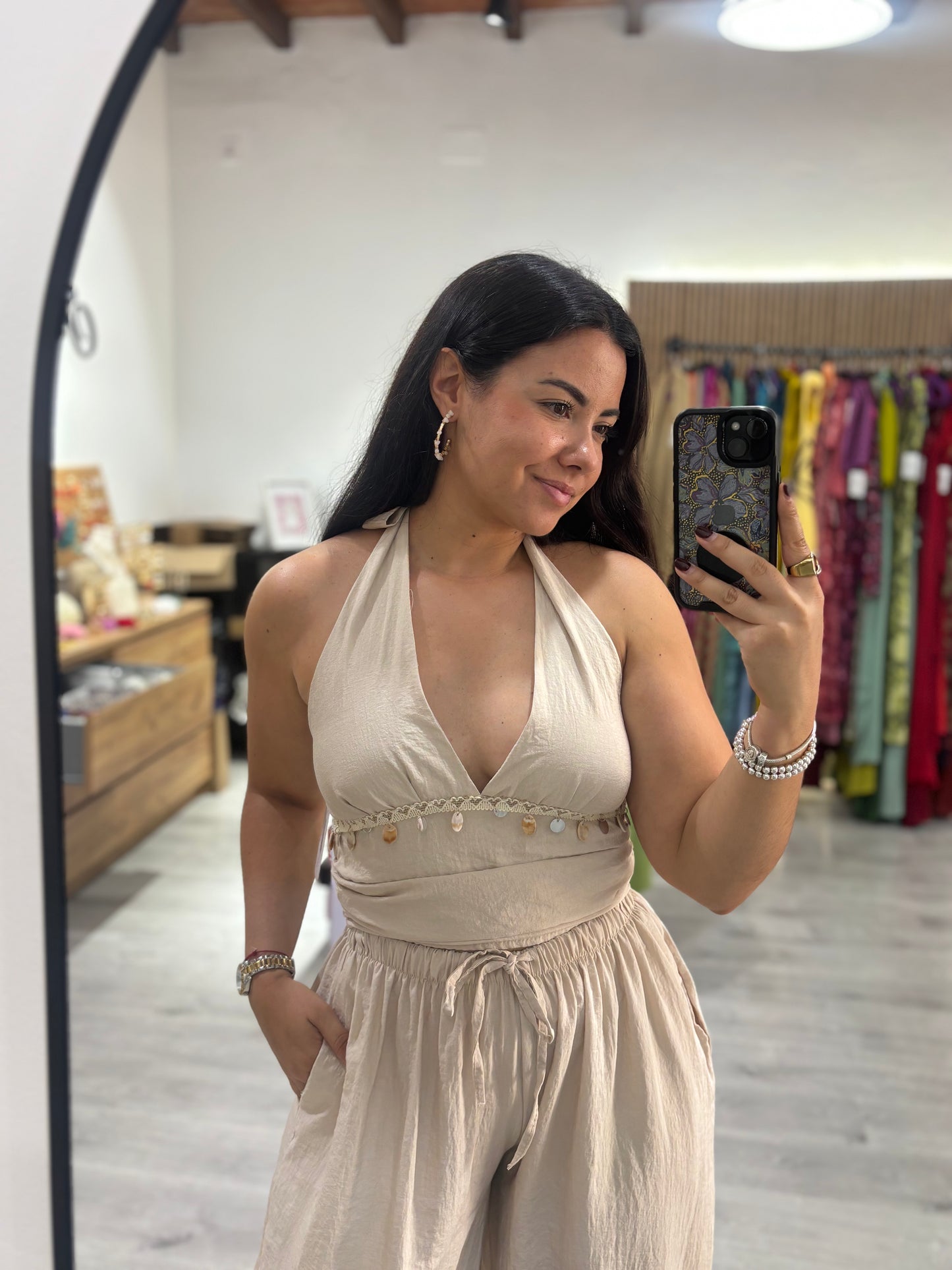 Conjunto Valeria beig