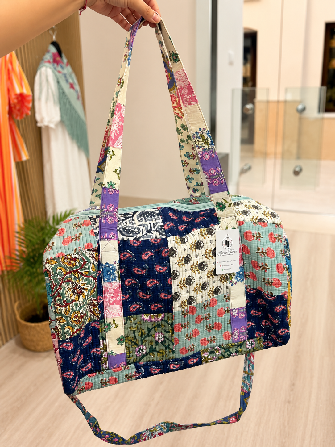 Macuto acolchado patchwork