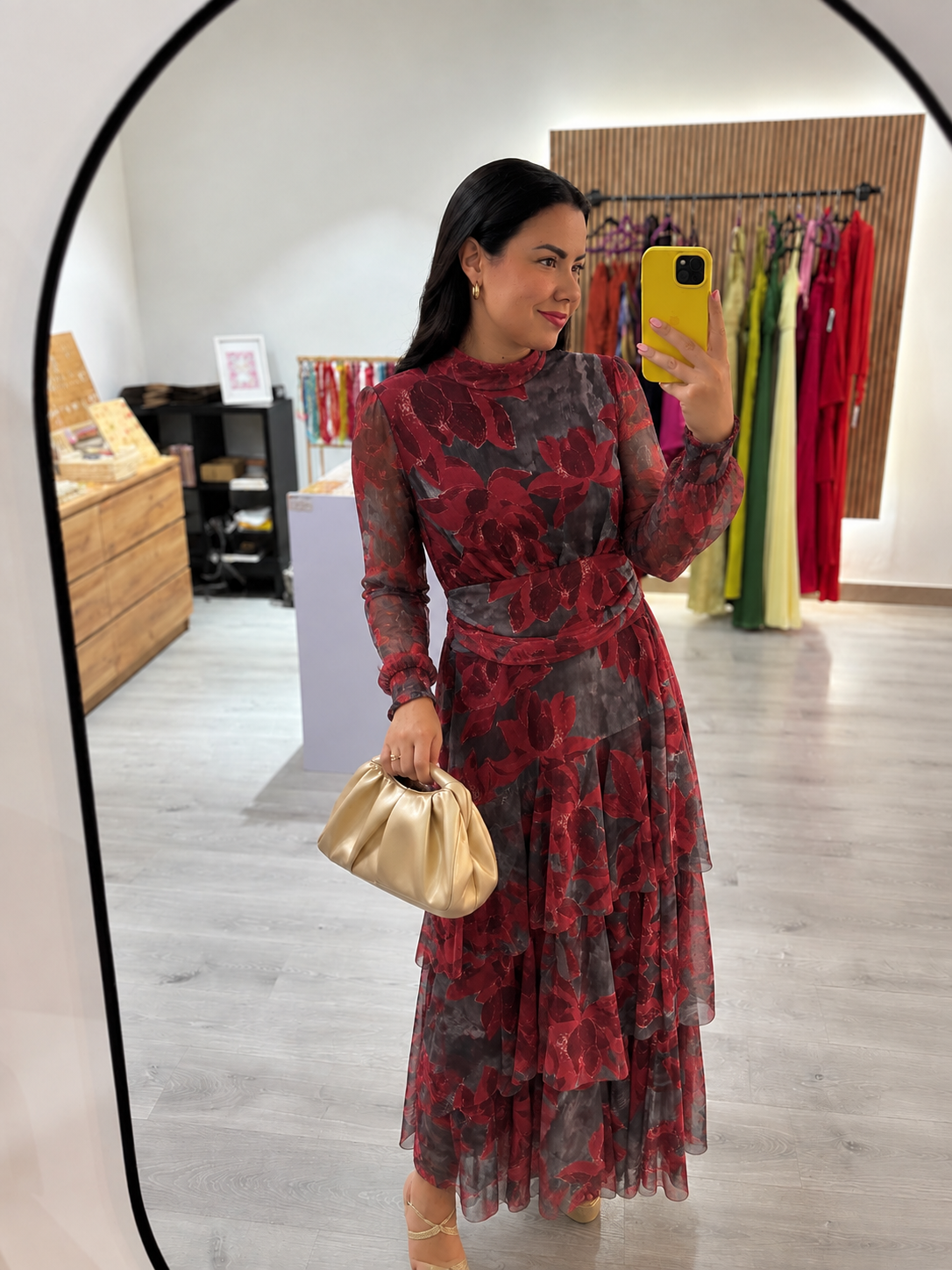 Vestido tul volantes