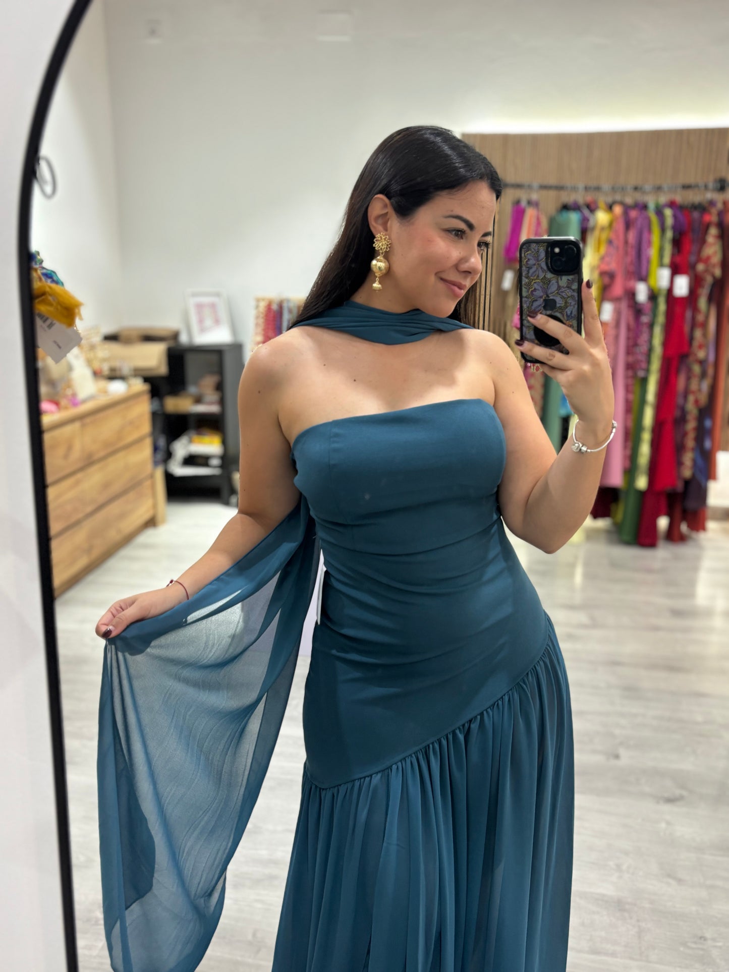 Vestido Sirena azul