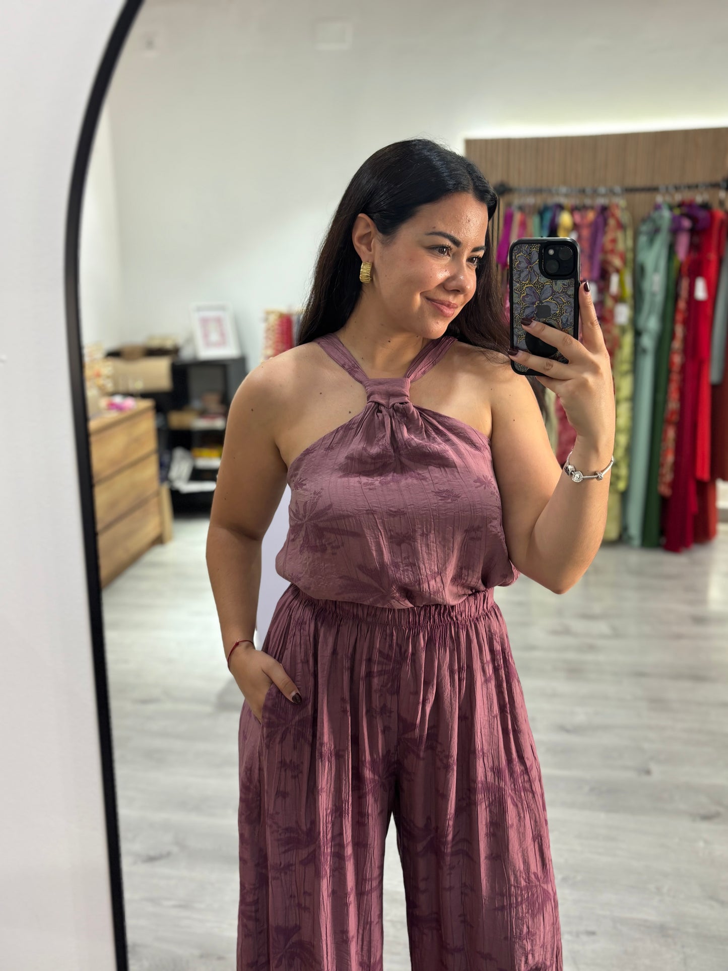 Conjunto bombacho rosa