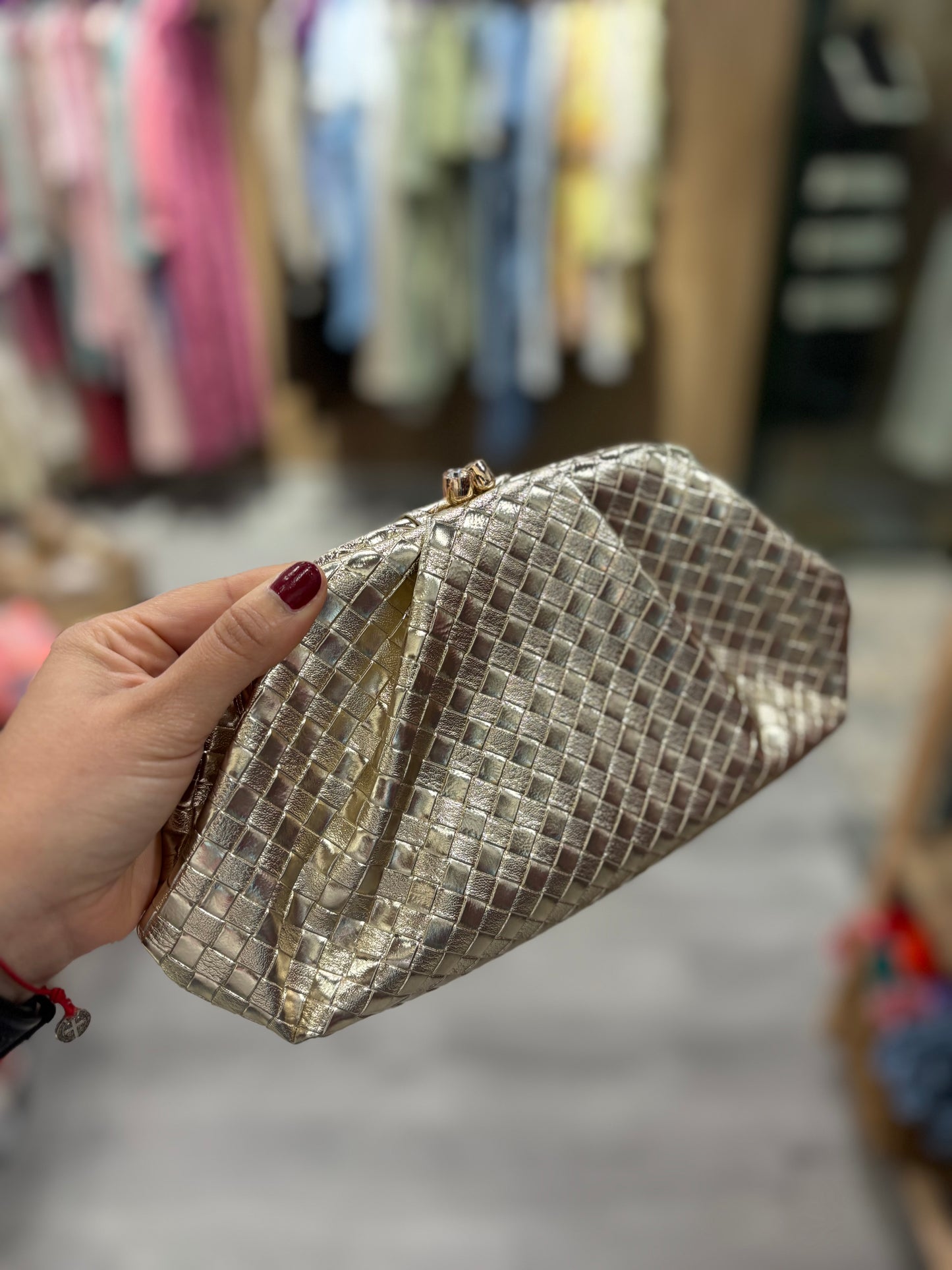 Bolso invitada trenzado
