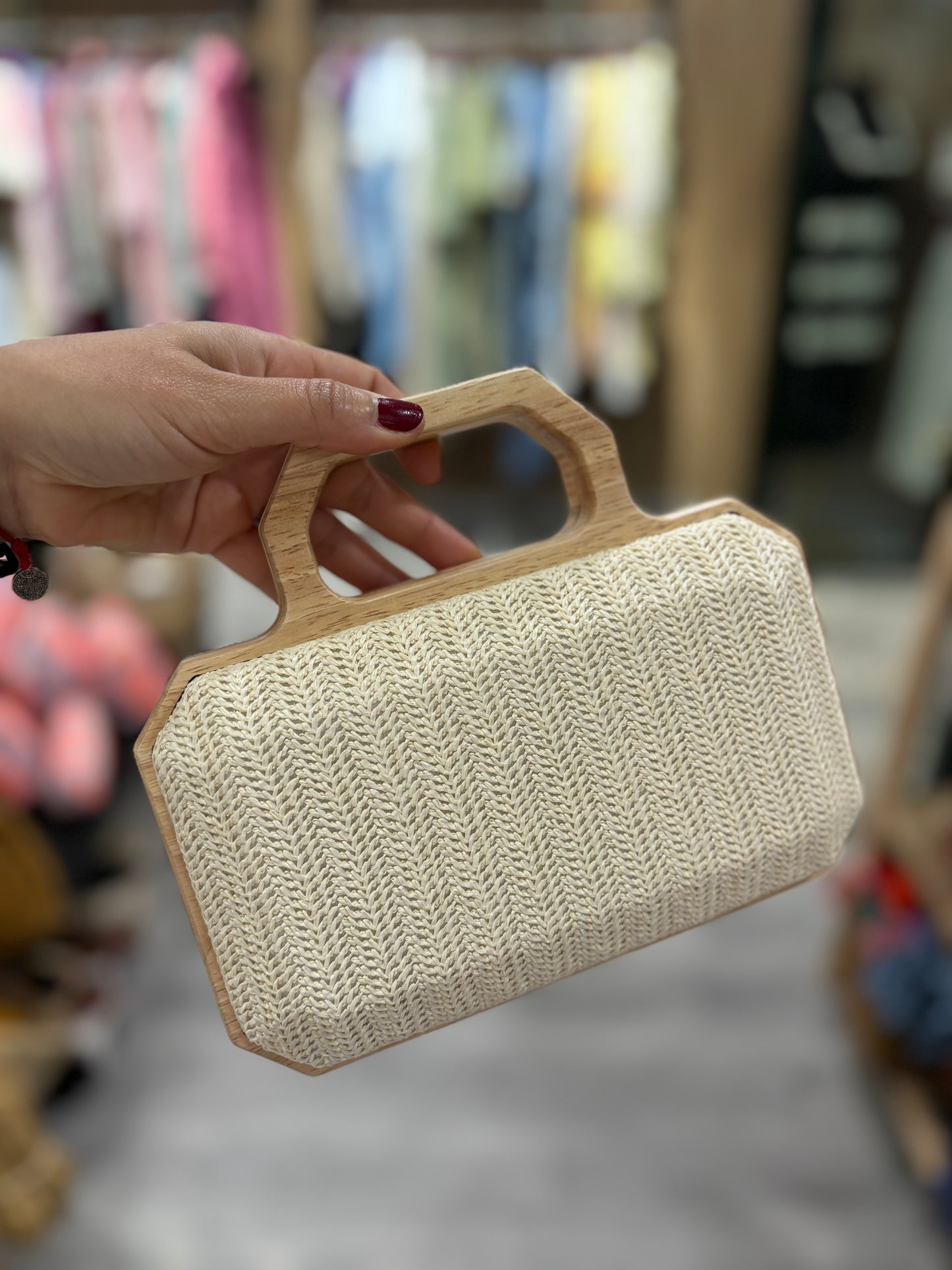 Bolso invitada madera