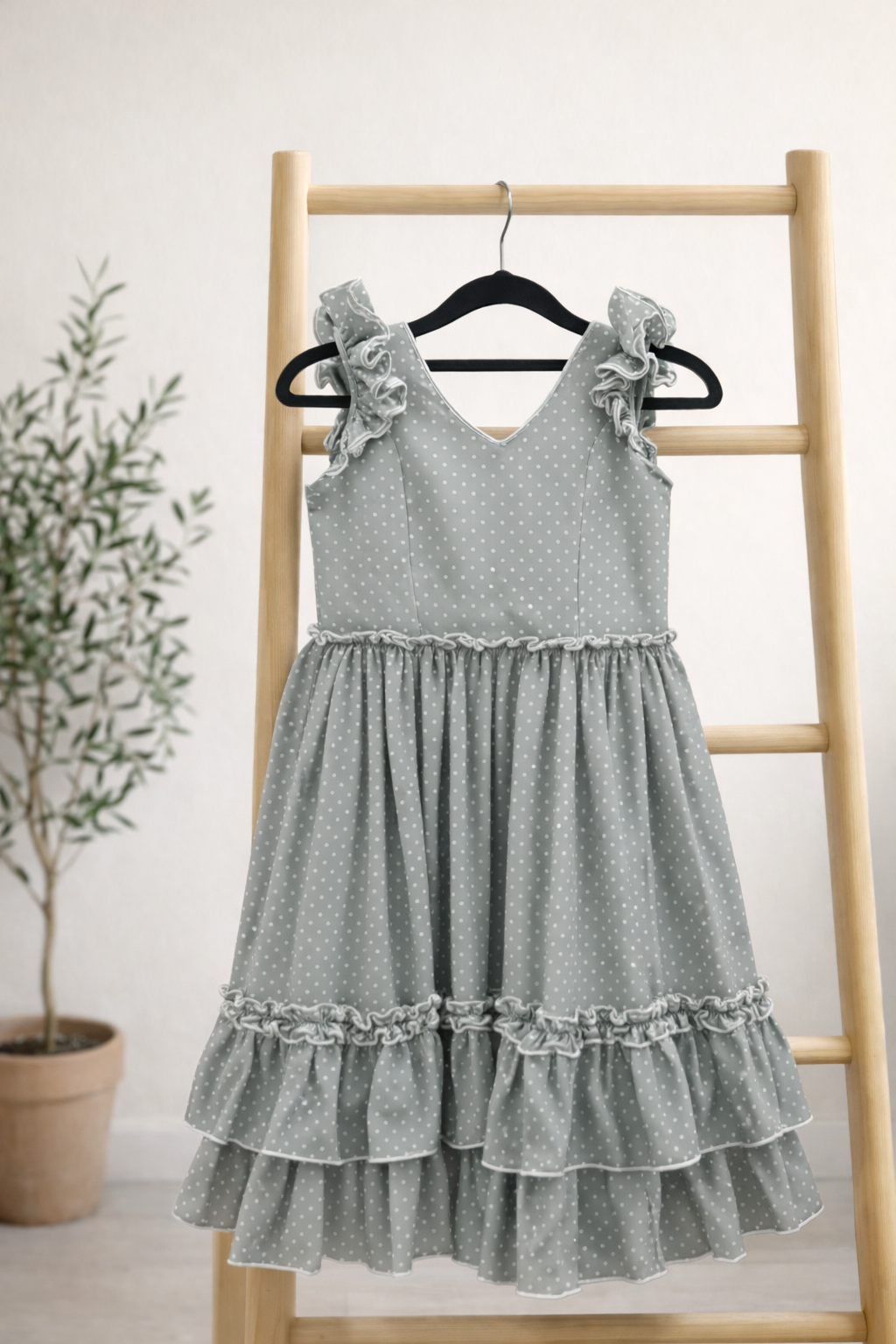 Traje lunar niña verde