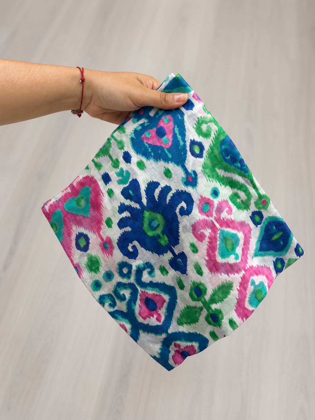 Pareo estampado azul