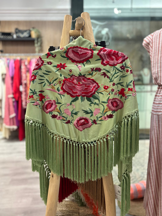 Mantoncillo Dalia verde manzana