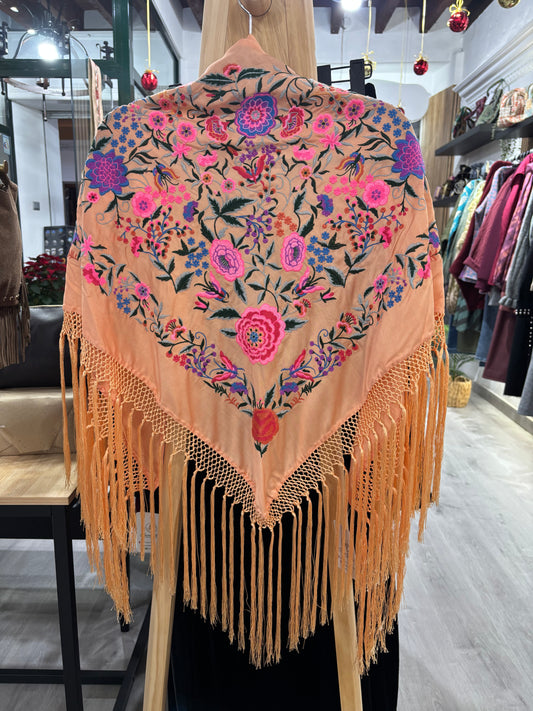 Mantoncillo fluor melocotón