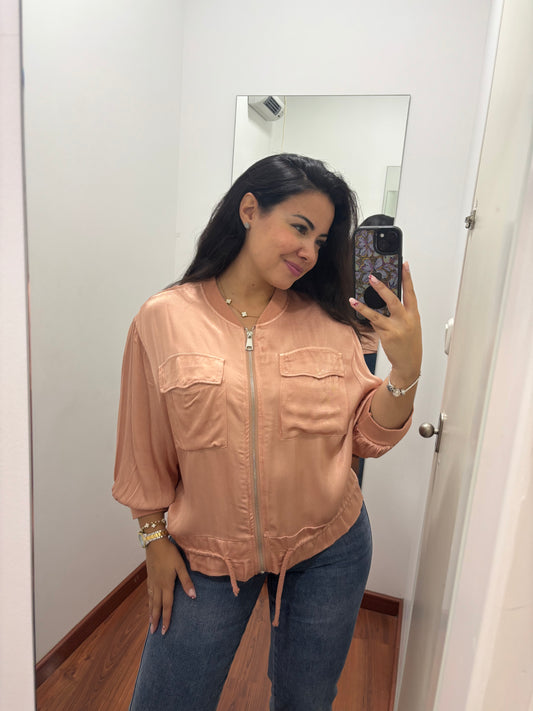 Bomber satinada