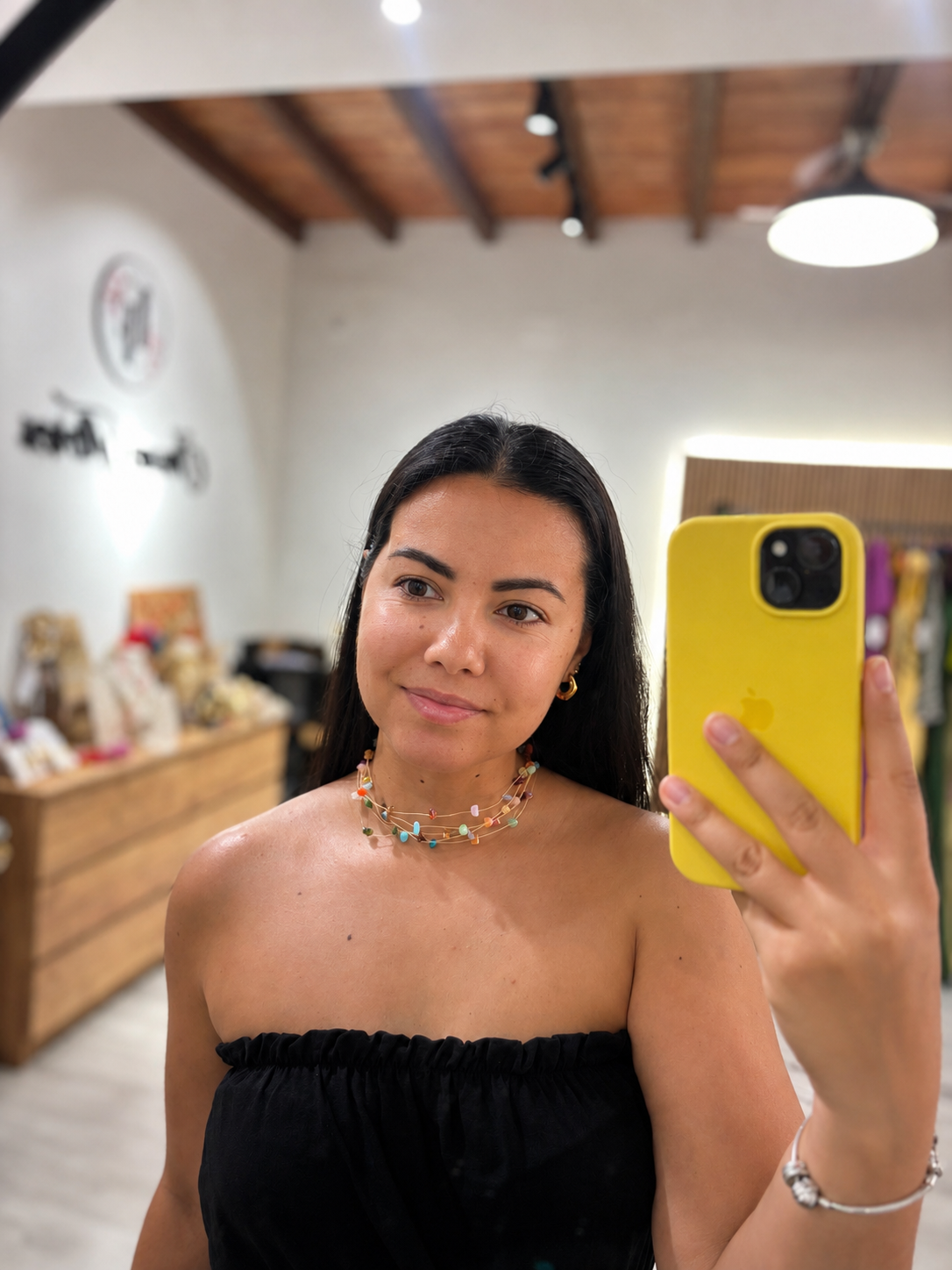 Choker piedras colores