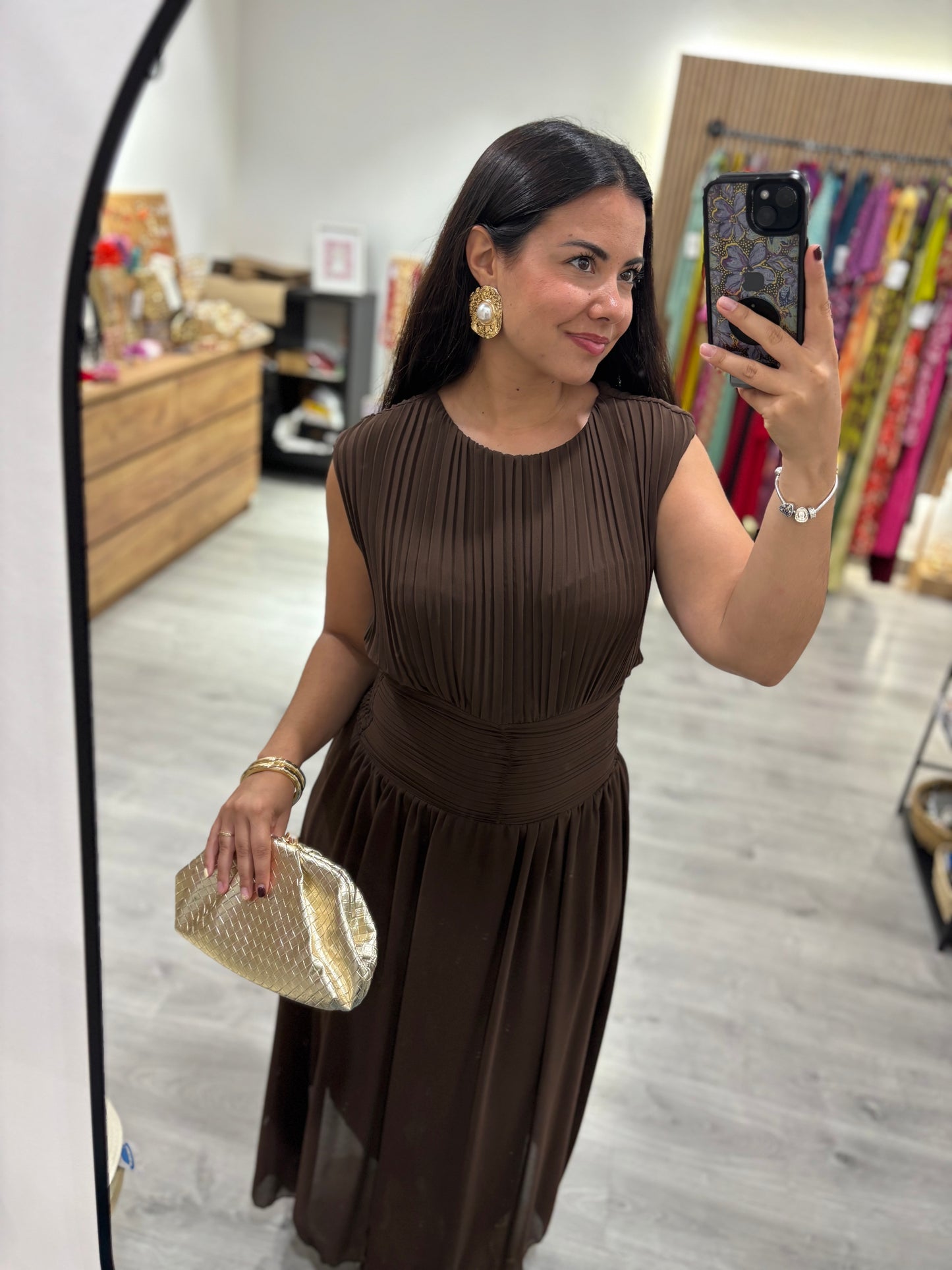 Vestido CORA chocolate