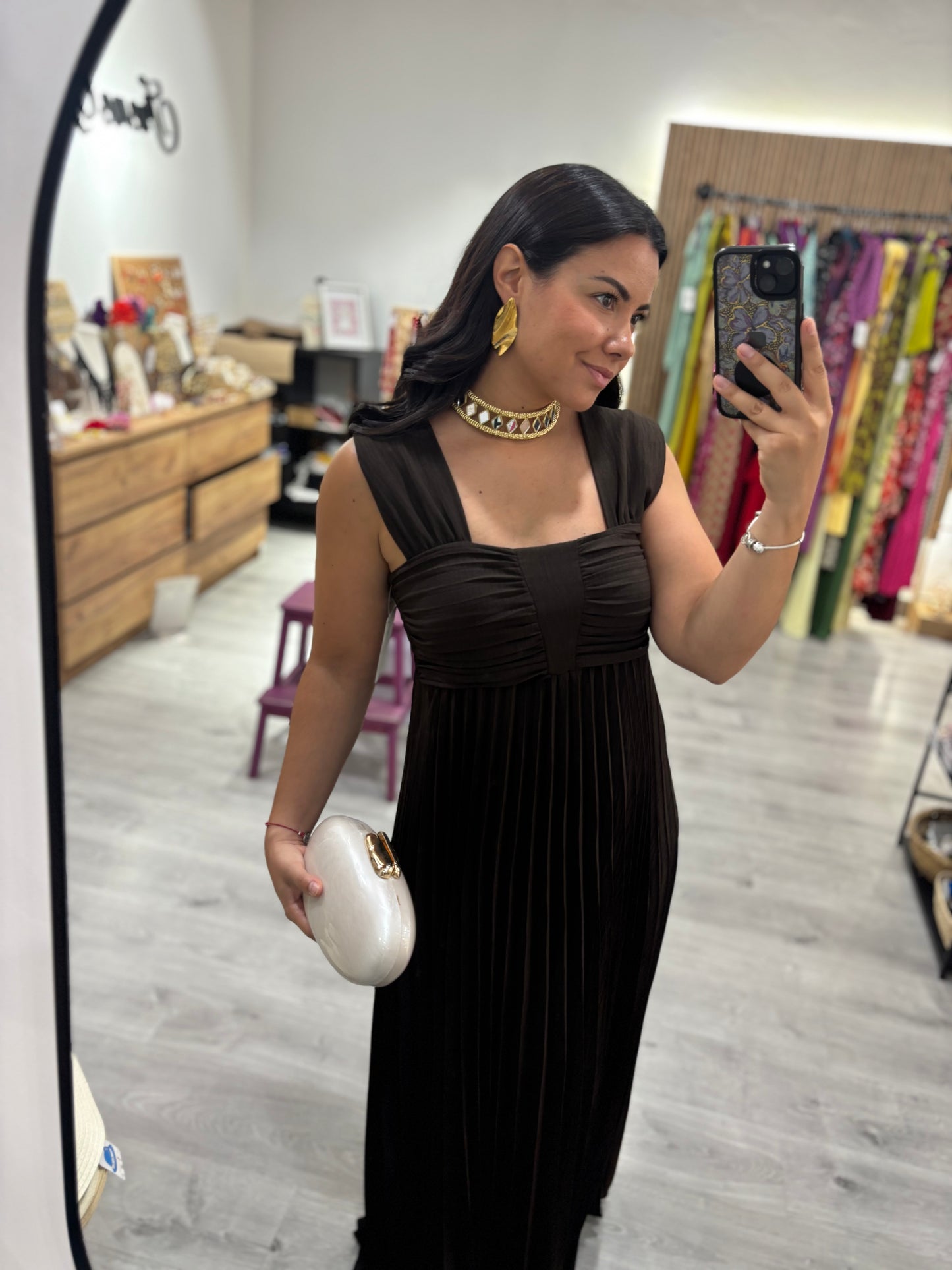 Vestido CAPRI chocolate