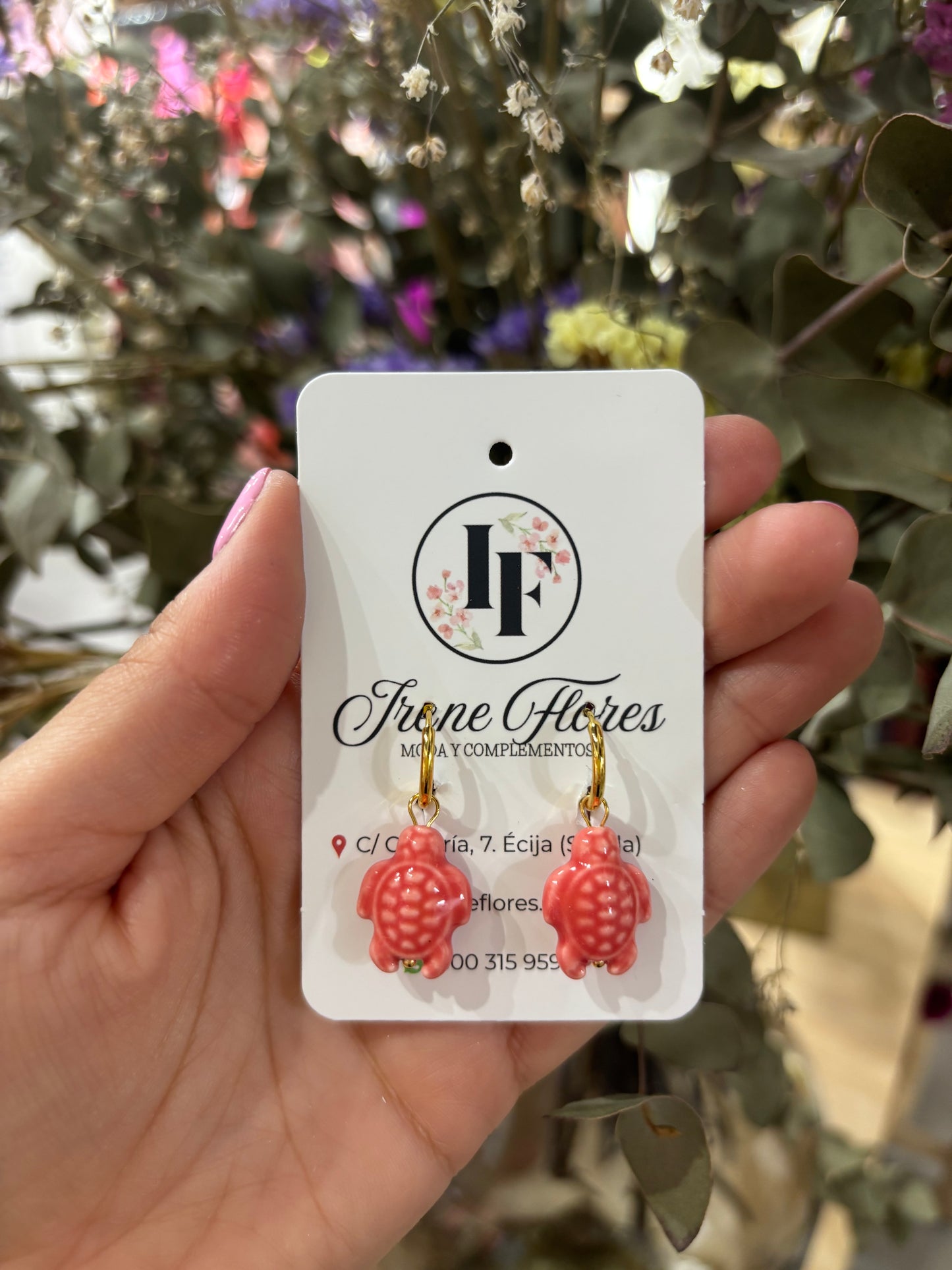 Pendientes tortuga