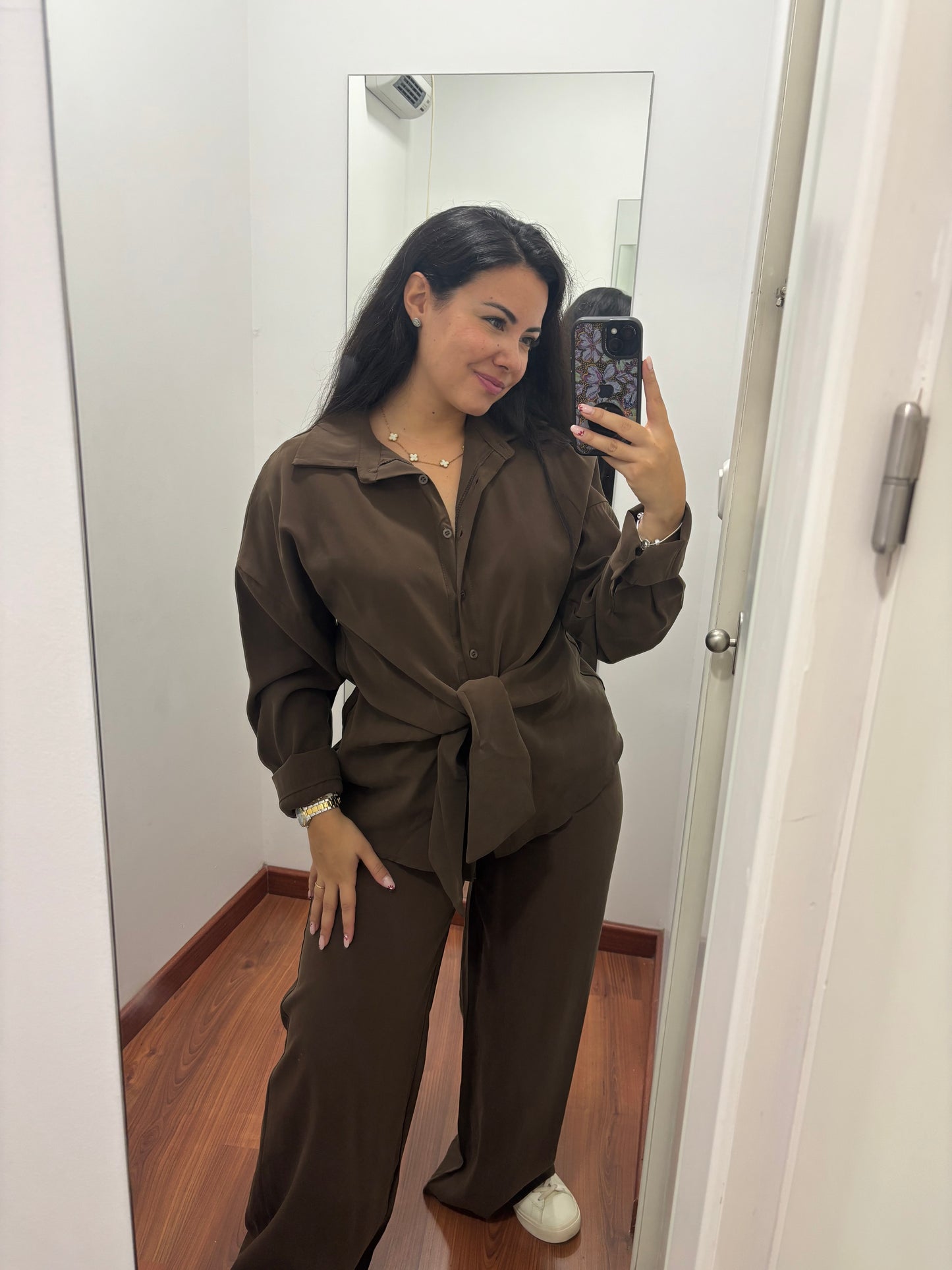 Conjunto nudo chocolate