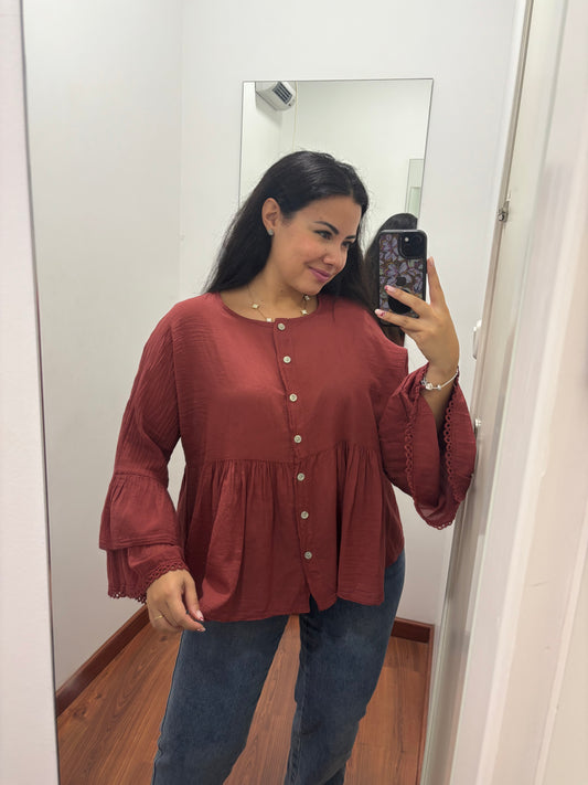 Blusa Sara teja