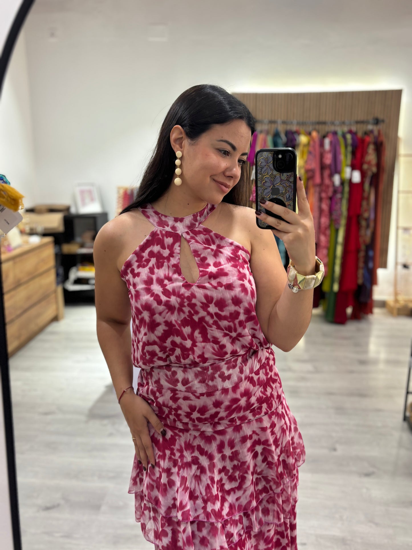 Conjunto falda rosa