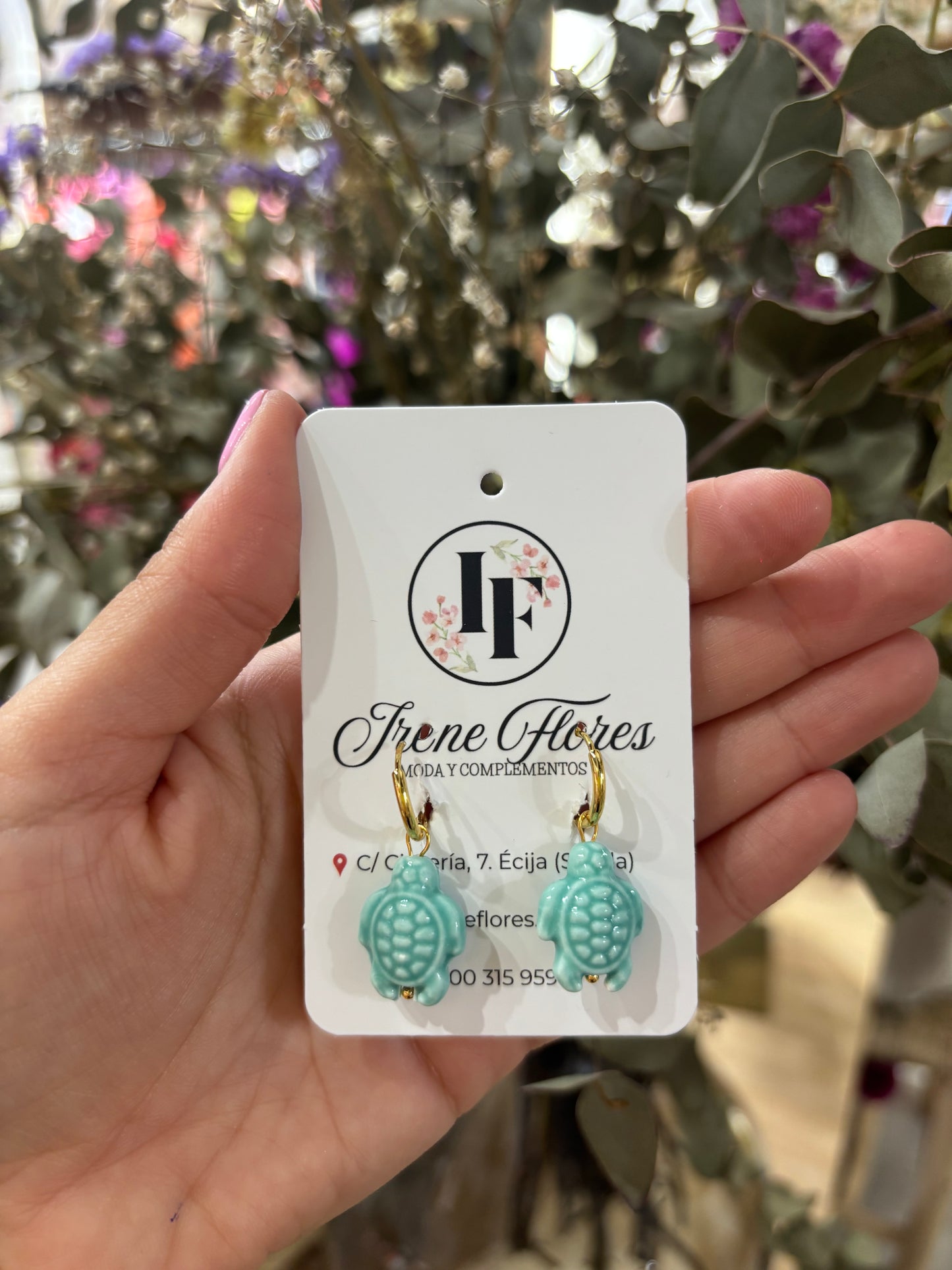 Pendientes tortuga