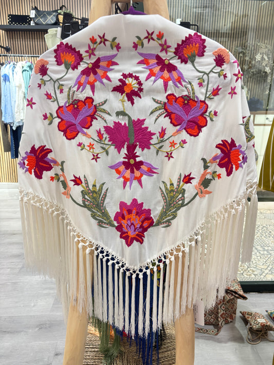 Mantoncillo clavel blanco