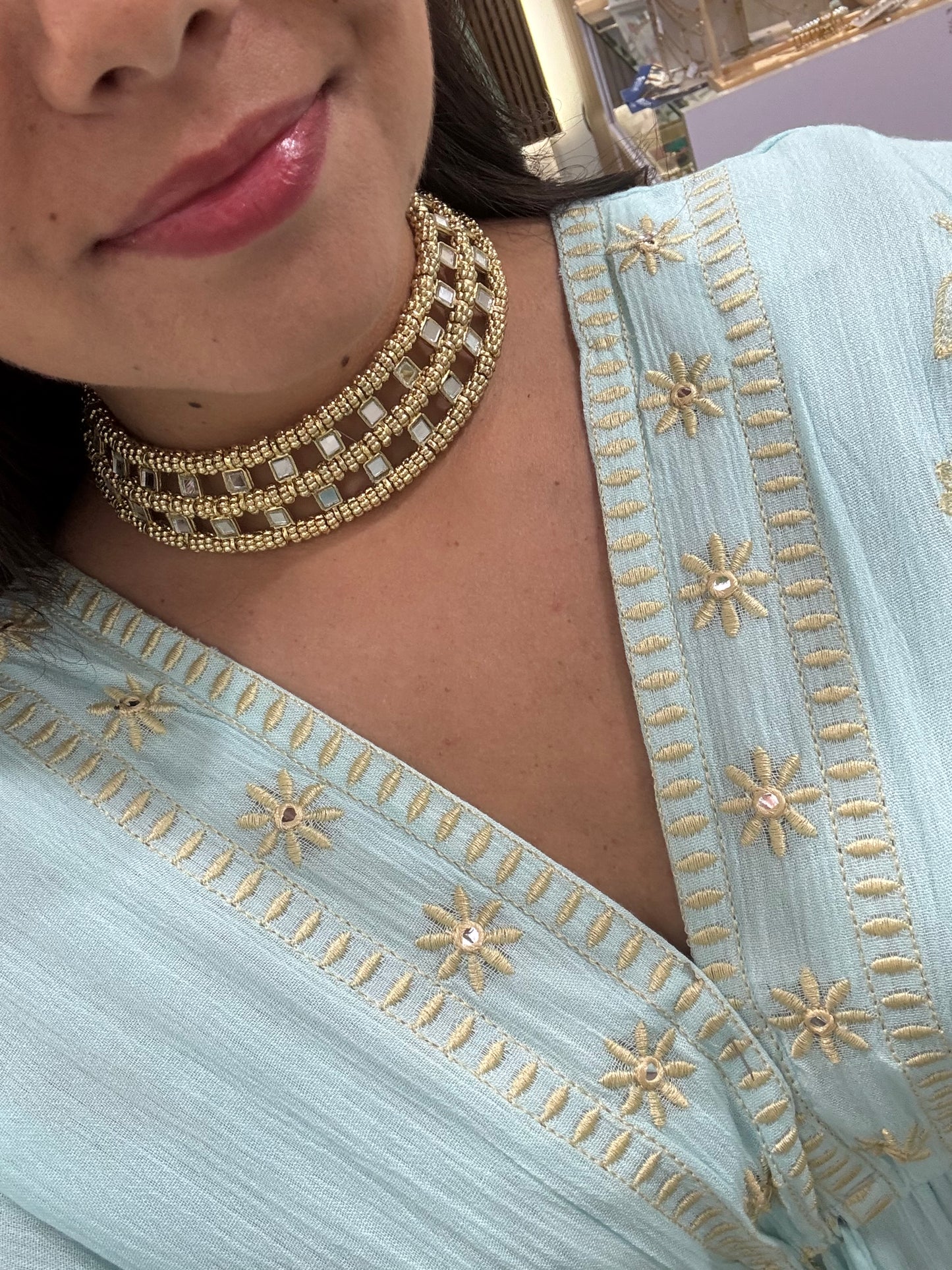 Choker espejo