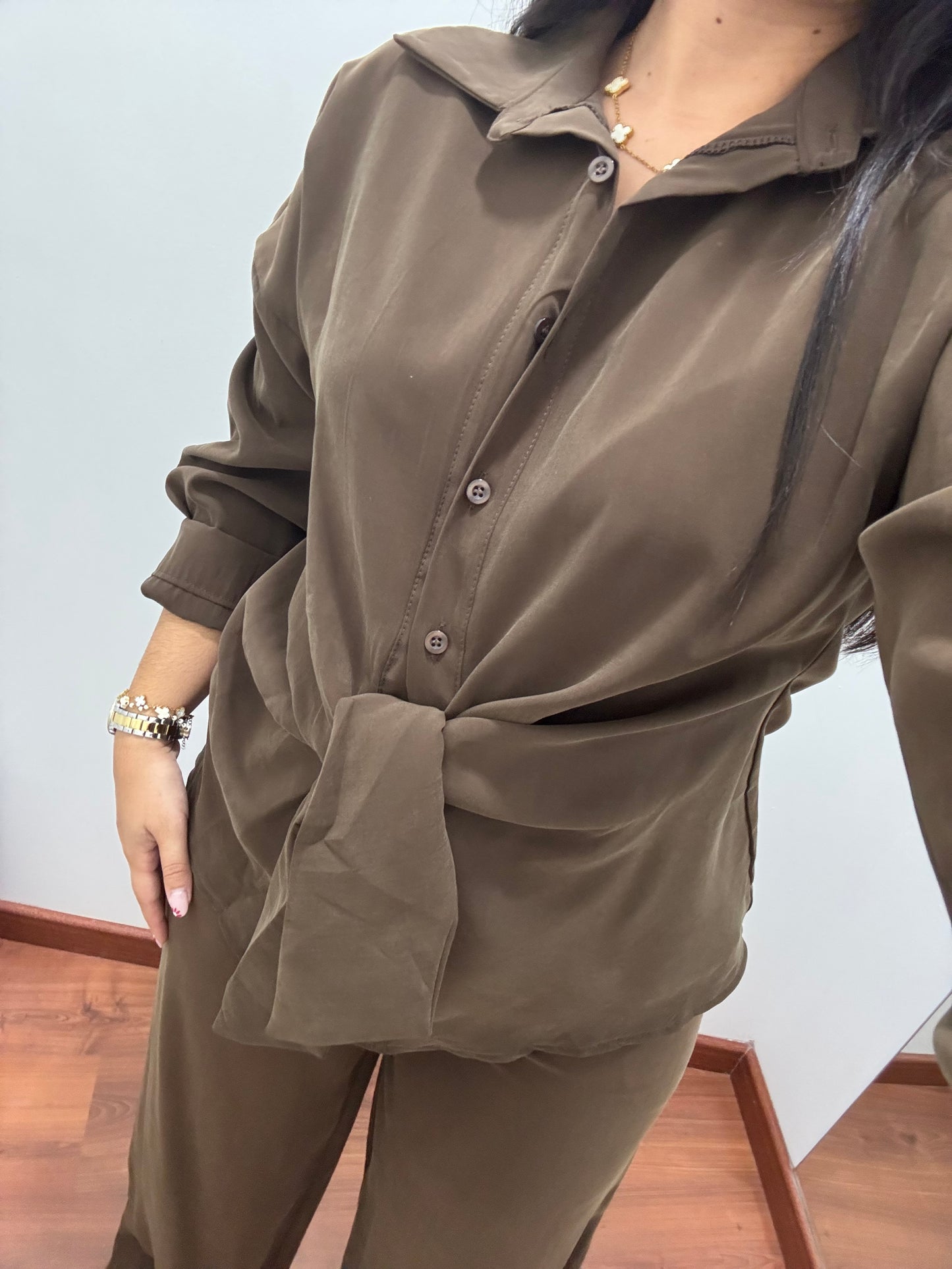 Conjunto nudo chocolate