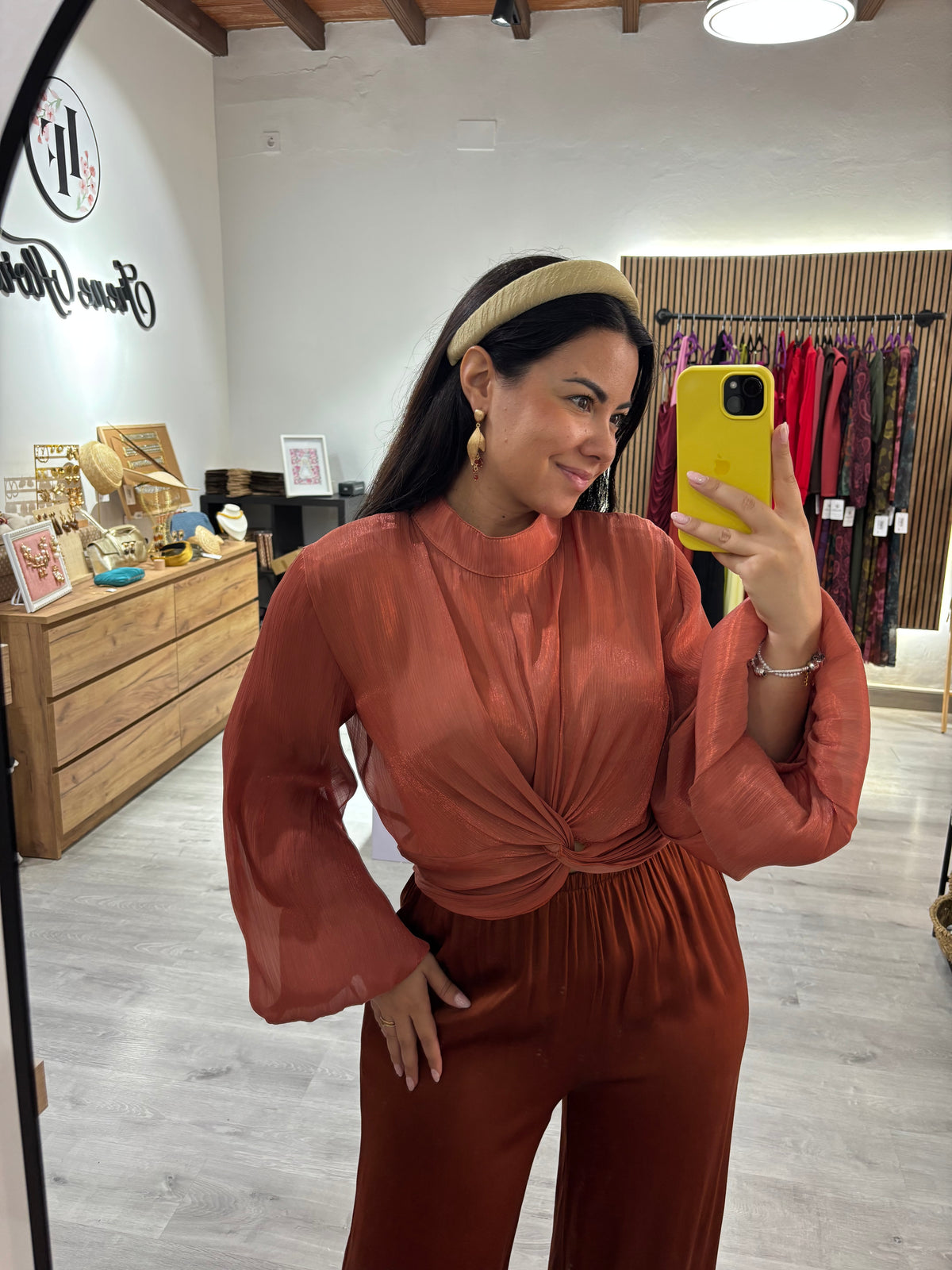 Blusa nudo vestir