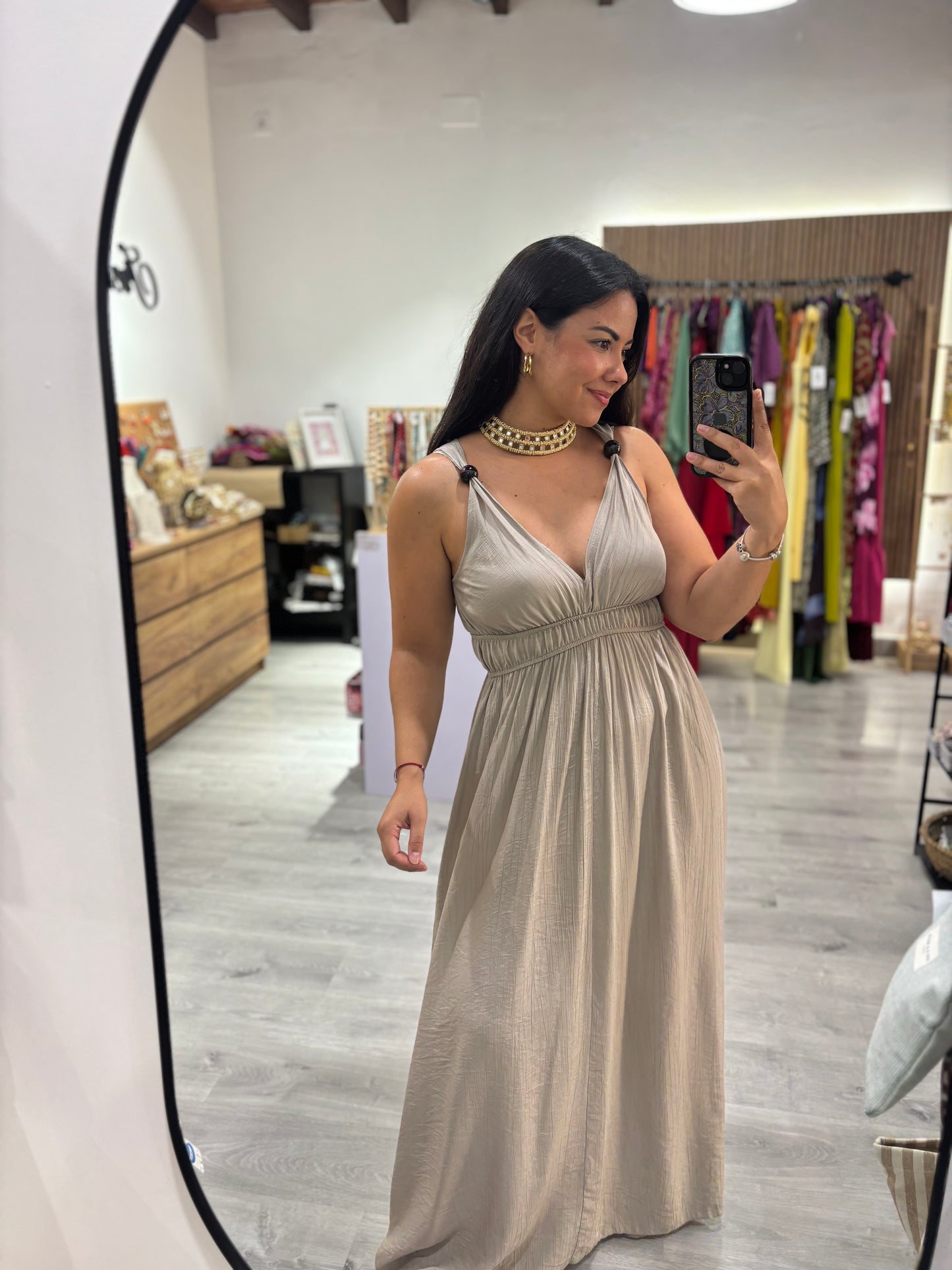 Vestido IBIZA topo