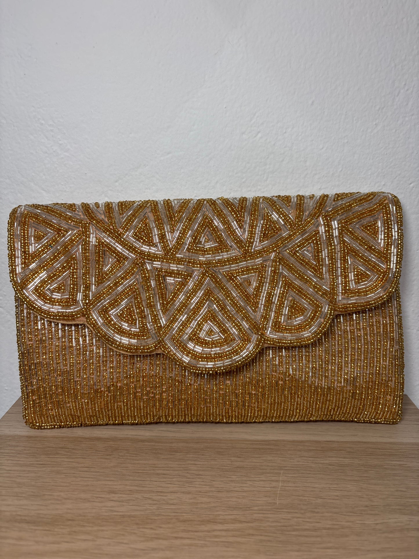Cartera abalorio