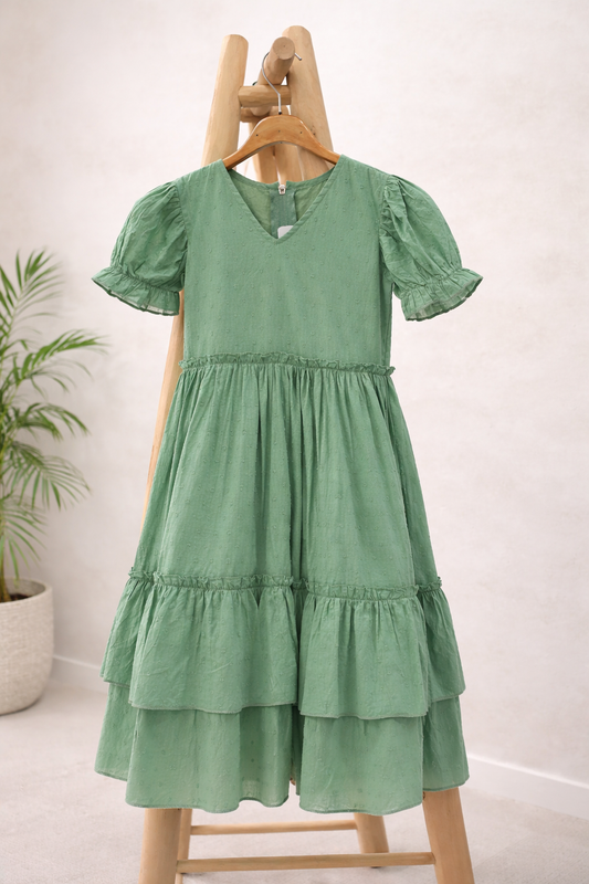 Bata plumeti niña verde