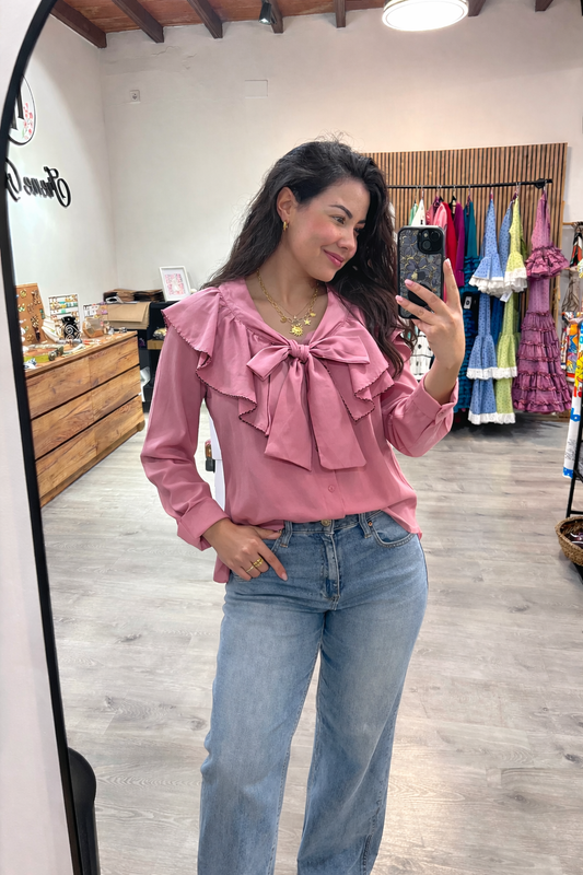 Blusa volante lazo