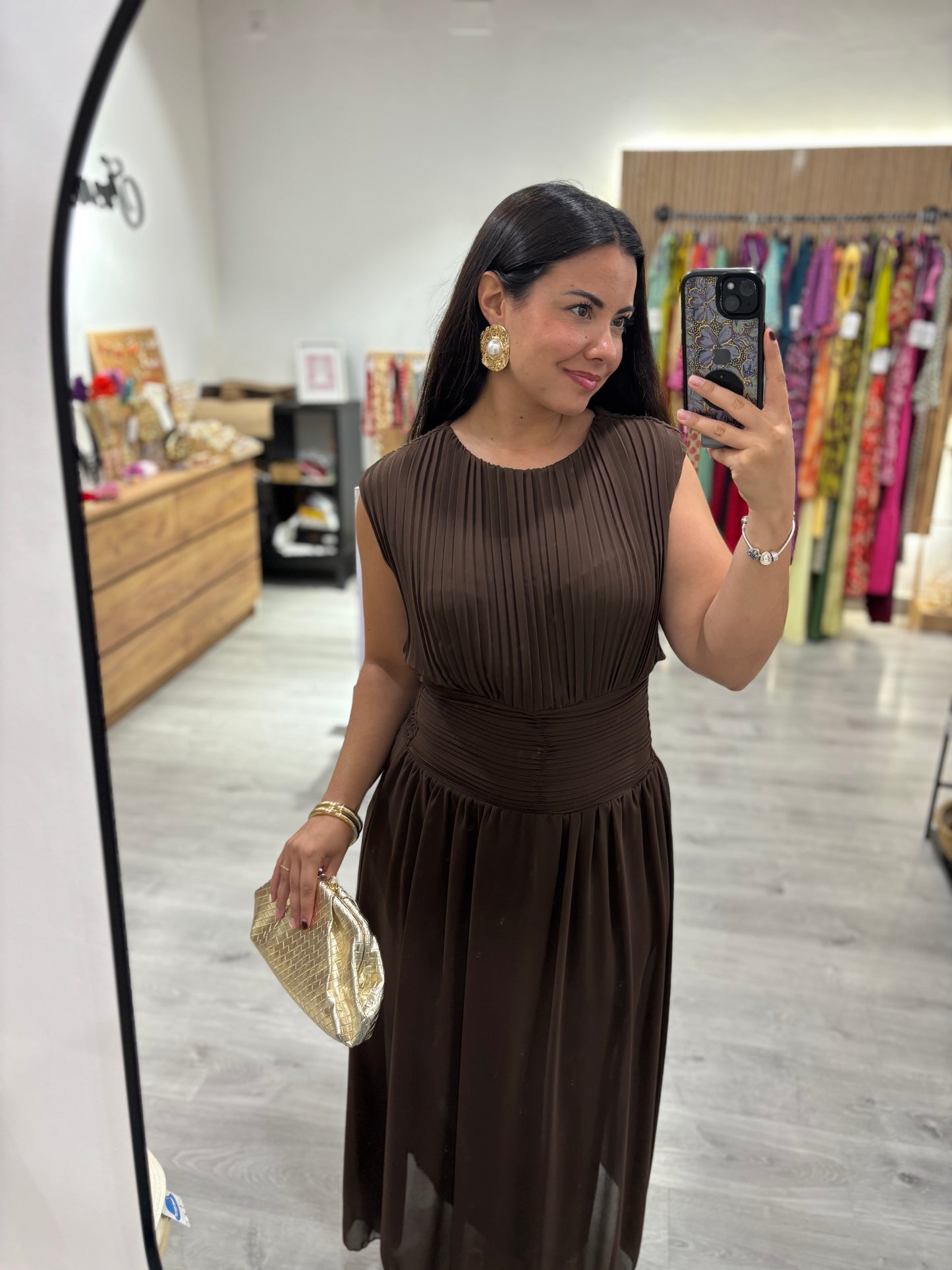 Vestido CORA chocolate