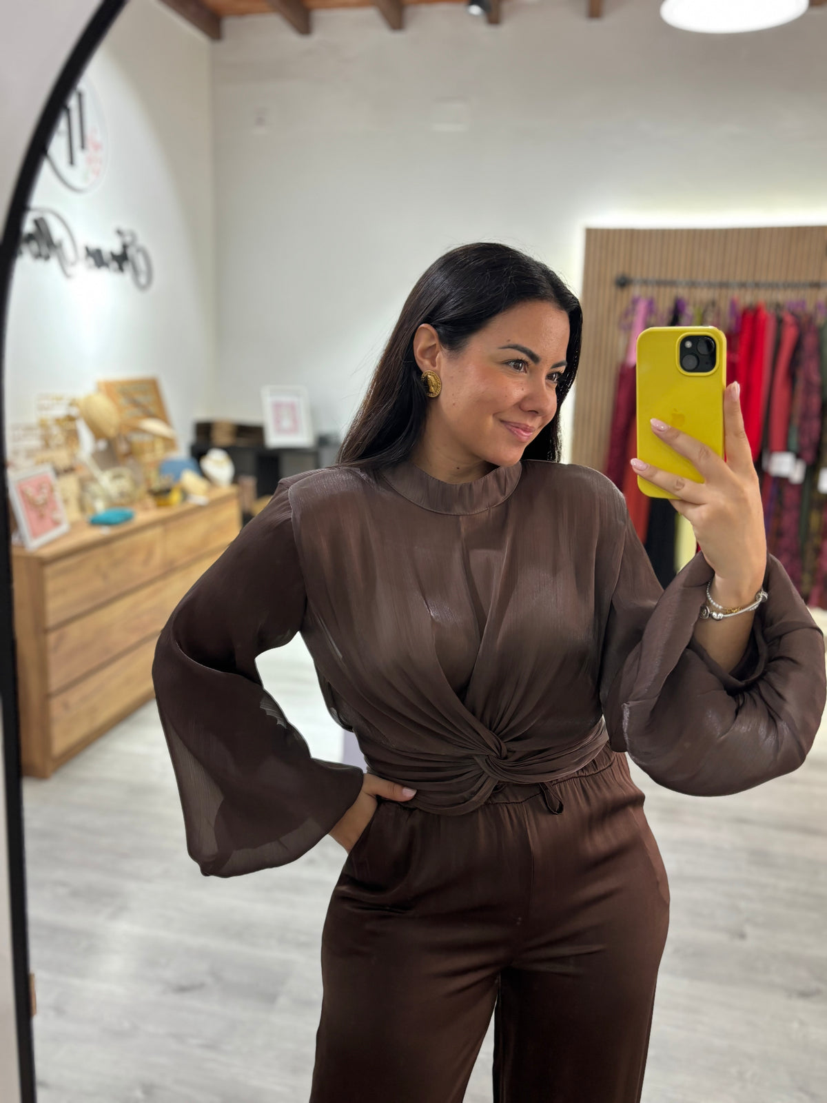 Blusa nudo vestir