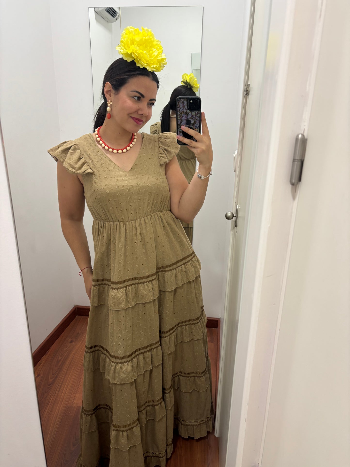 Bata cinta verde
