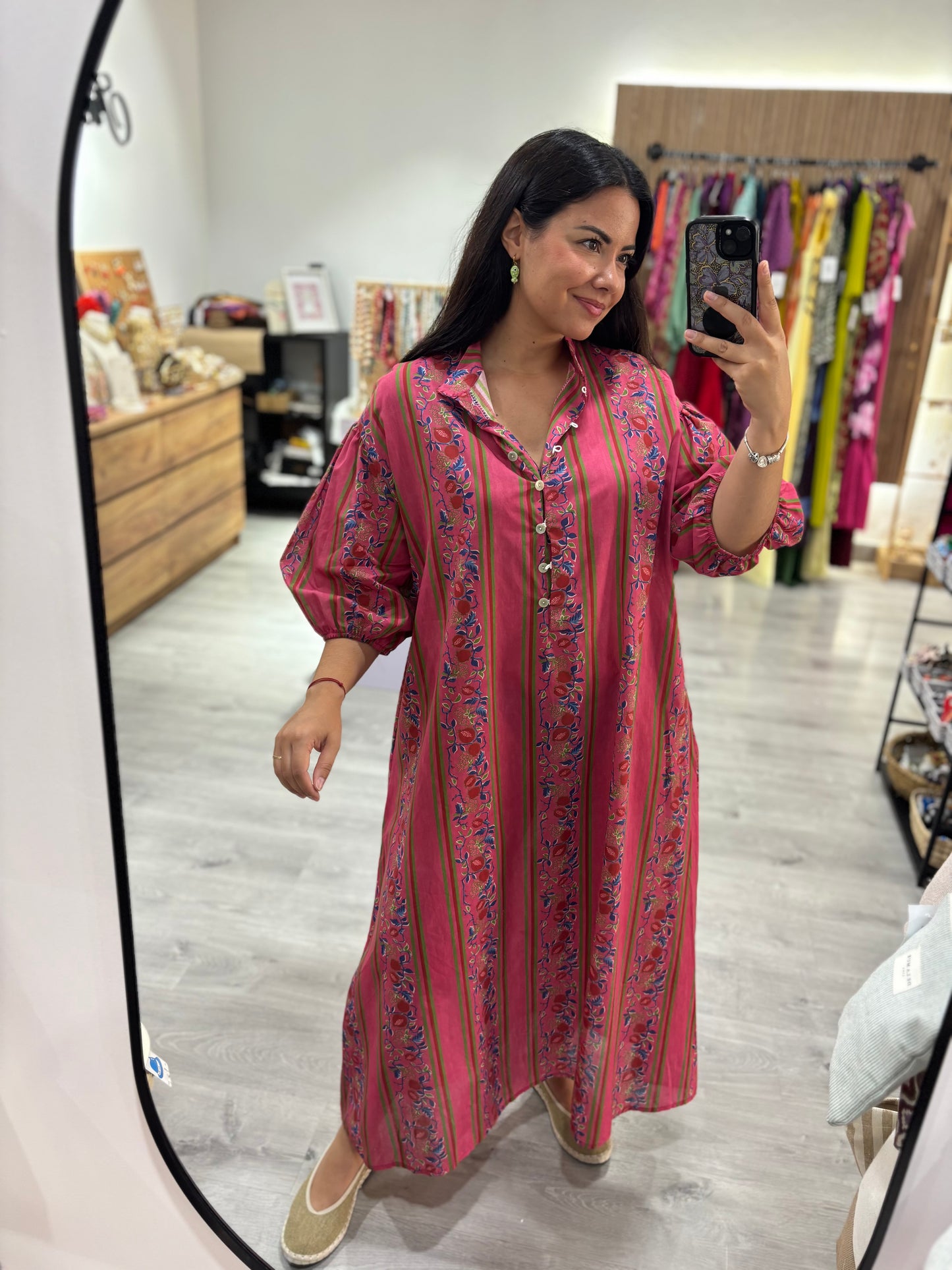 Vestido camisola Flor
