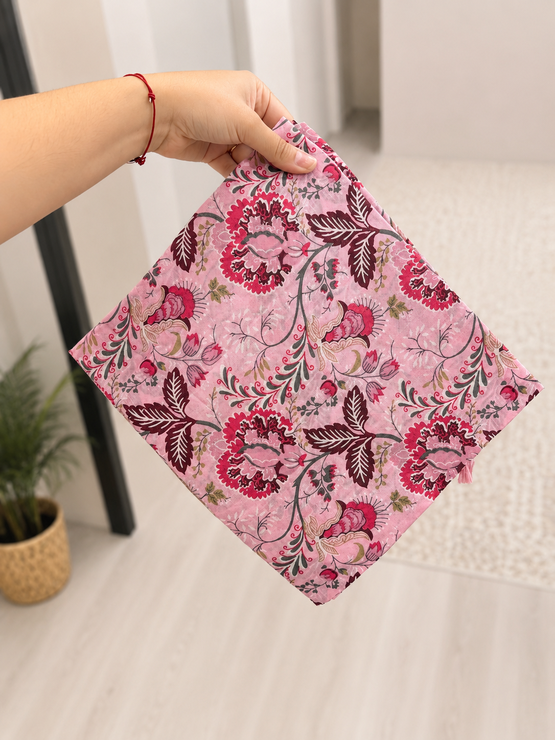 Pareo estampado rosa