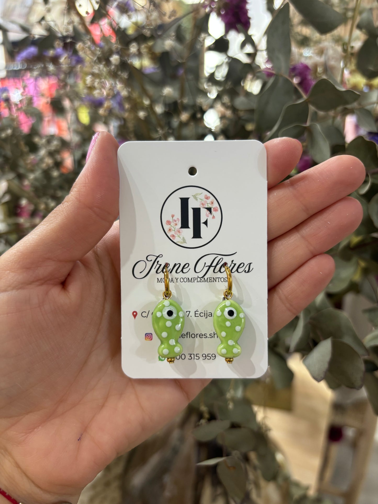 Pendientes peces lunares