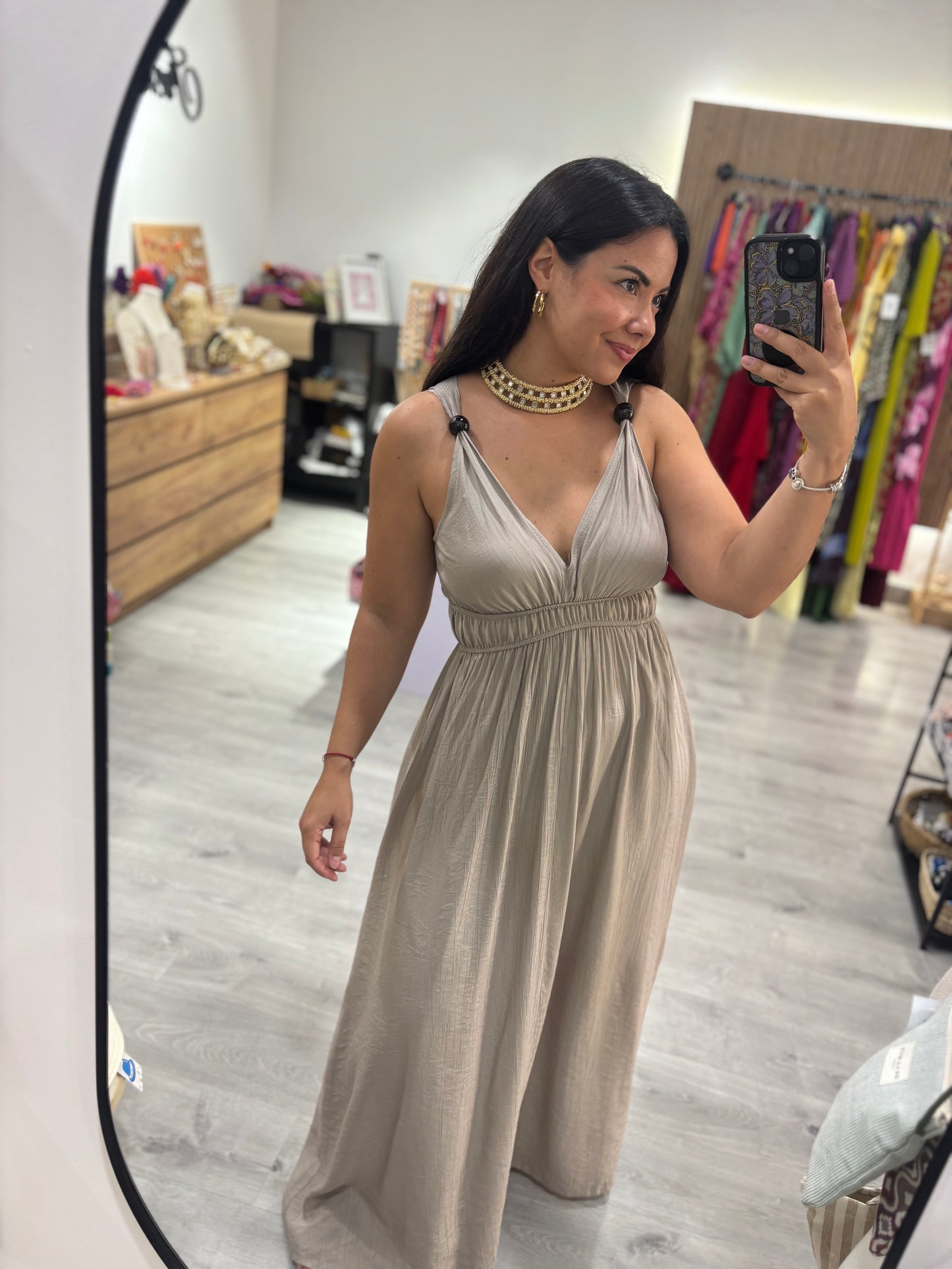 Vestido IBIZA topo