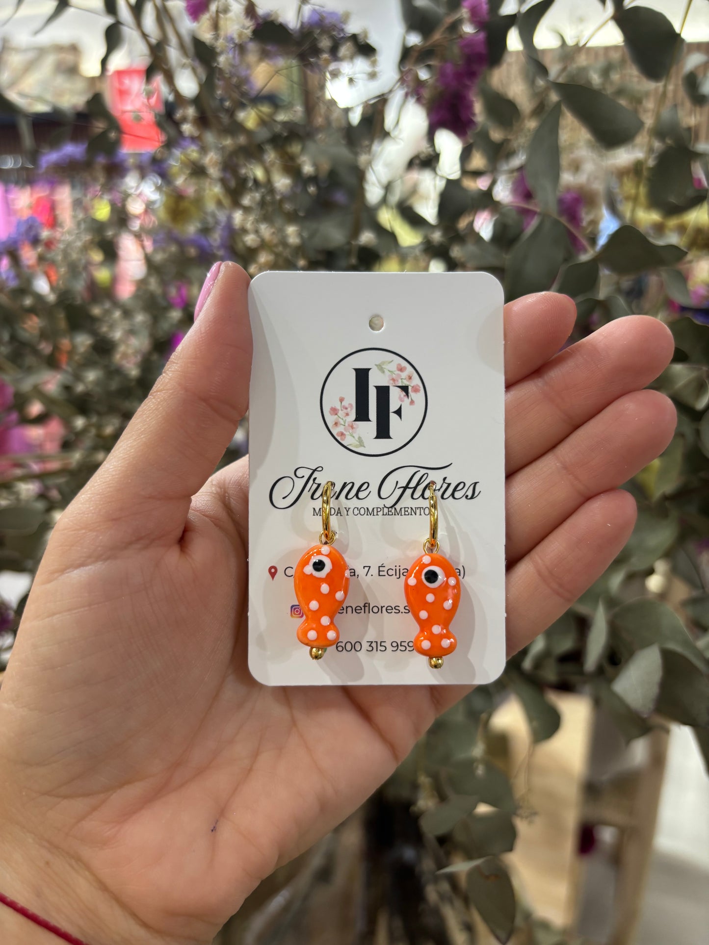 Pendientes peces lunares