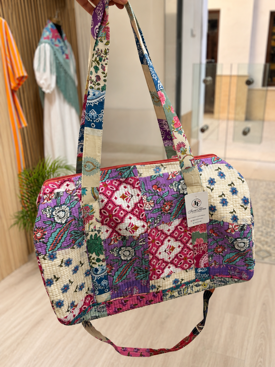 Macuto acolchado patchwork
