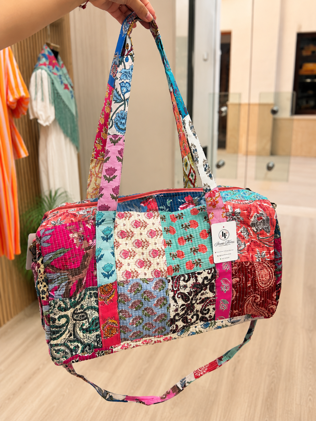 Macuto acolchado patchwork