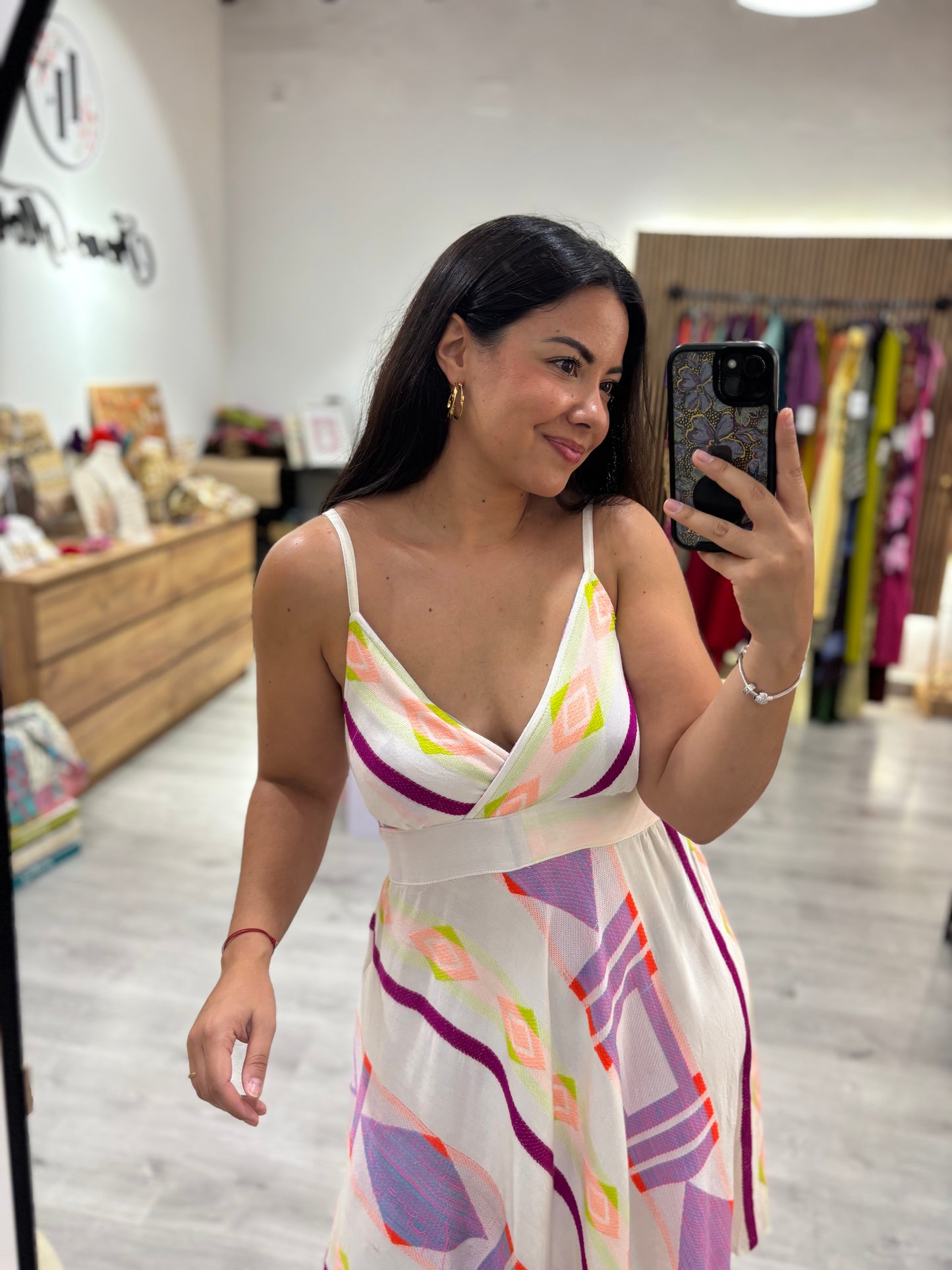 Vestido colores malva