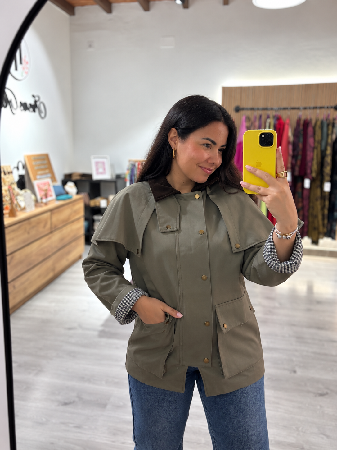 Cazadora barbour capa
