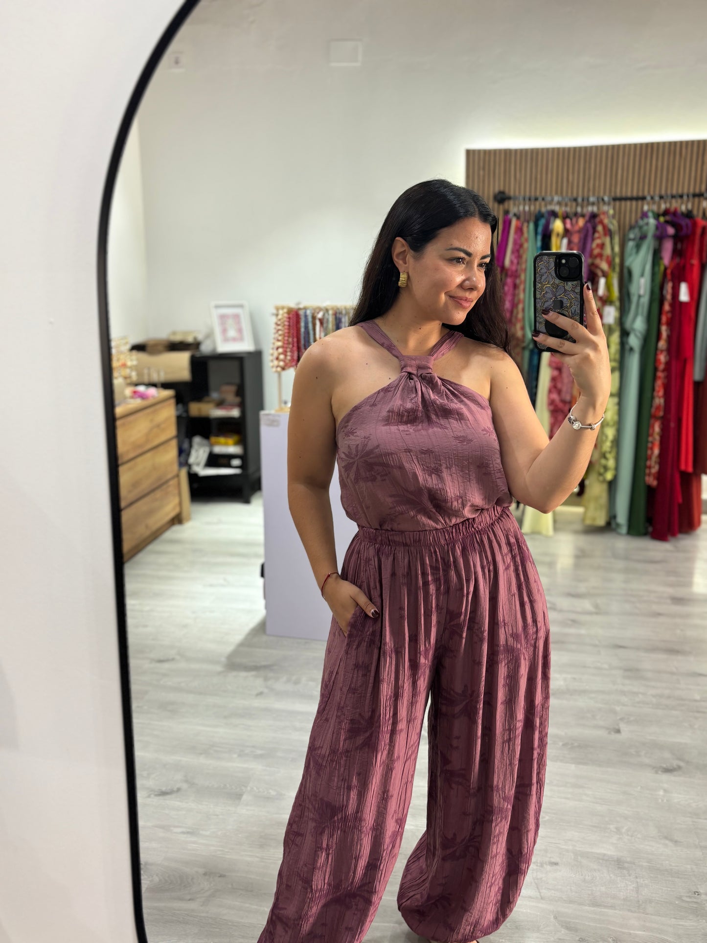 Conjunto bombacho rosa